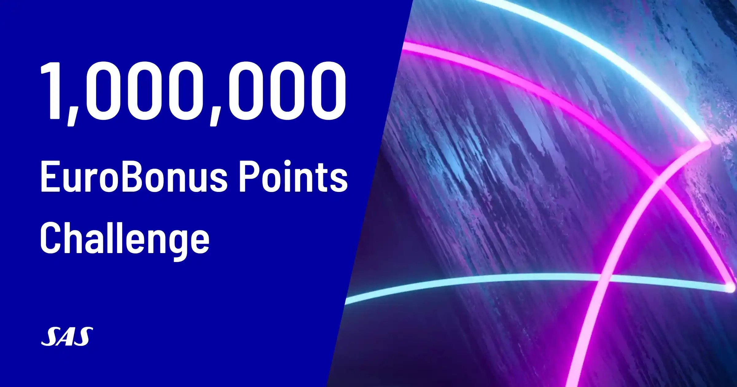 New EuroBonus Millionaire challenge, earn up to 1 million points!