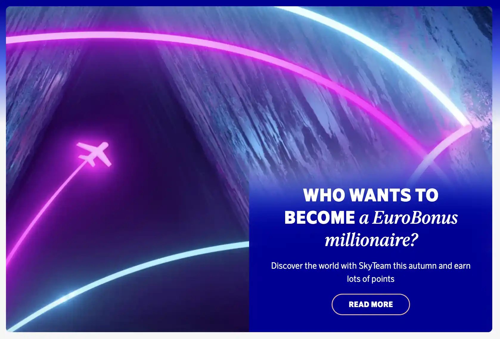 Obtén 1 millón de puntos EuroBonus con el Desafío SkyTeam de SAS (Antes del 31 de diciembre).