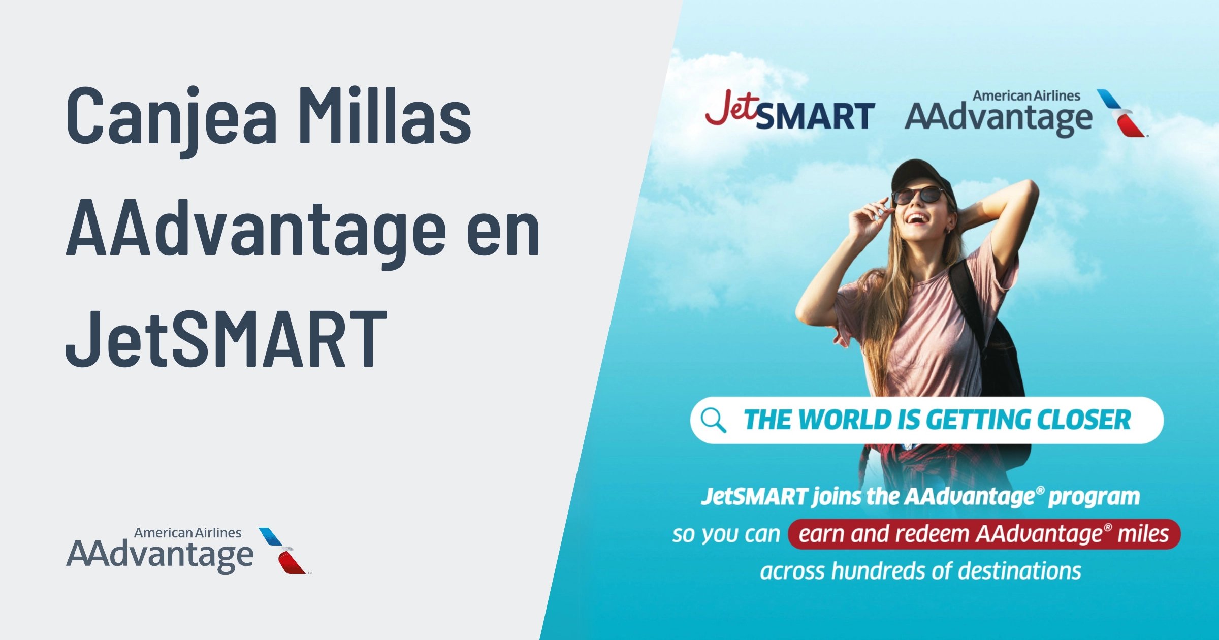 Ya es Posible Canjear Millas AAdvantage en Vuelos de JetSMART por Sudamérica