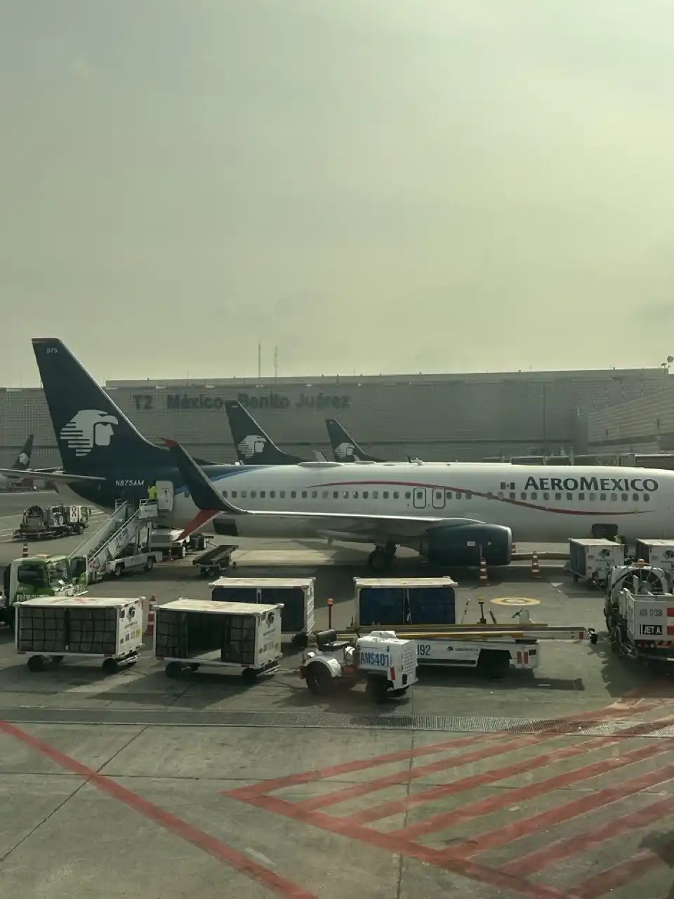 Llegada en Clase Ejecutiva Aeroméxico 787-8