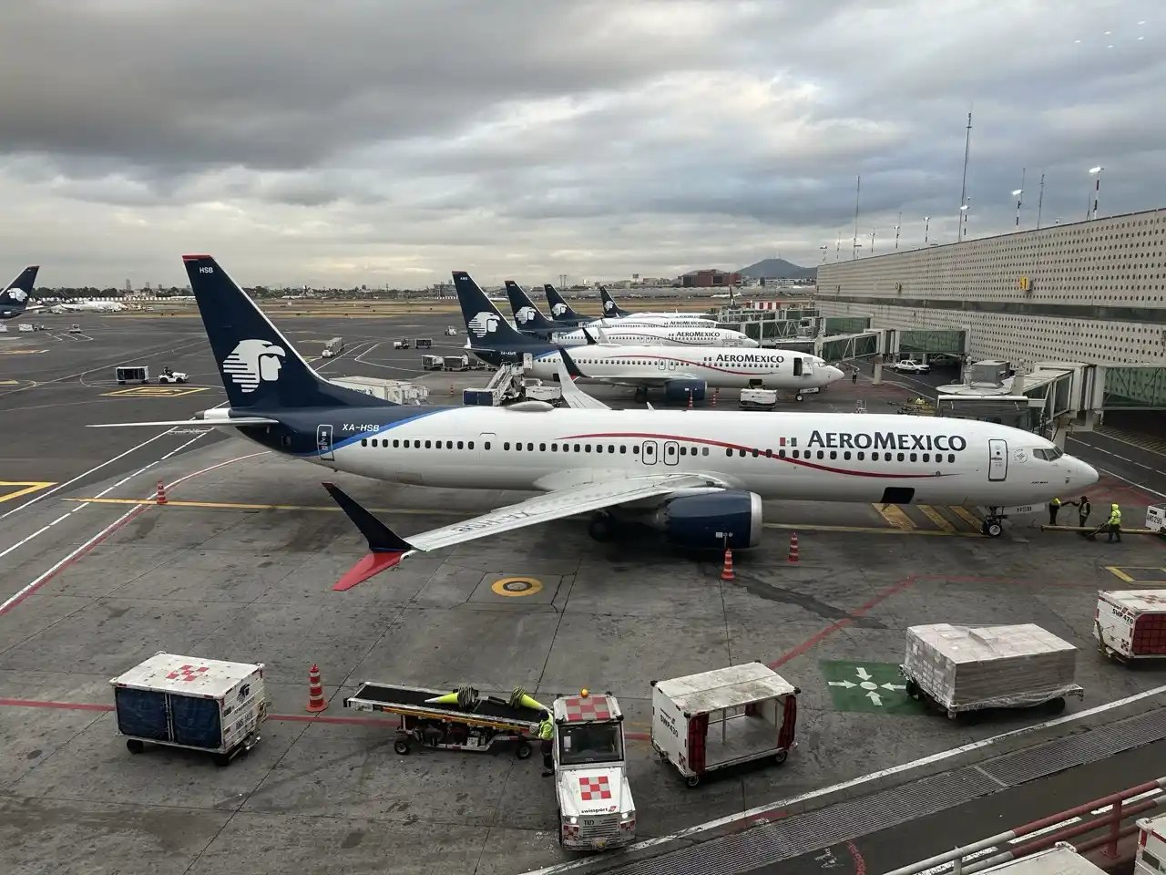 Aeroméxico 787-9 Clase Business de México a Buenos Aires: Terminal