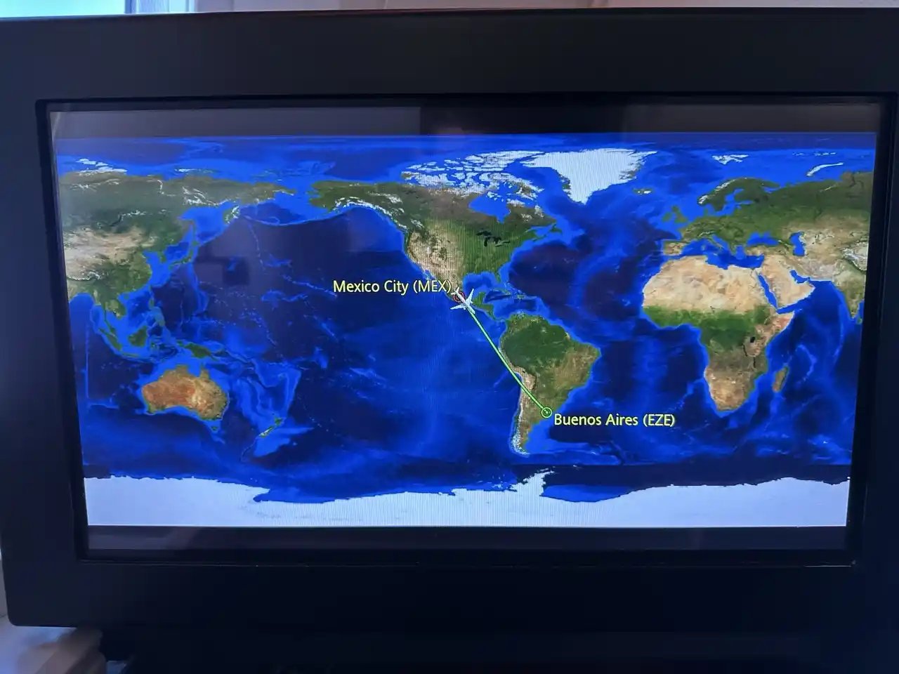 Sistema de entretenimiento a bordo Clase Business Aeroméxico 787-9