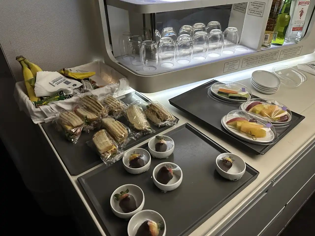 Sky Bar Clase Business Aeroméxico 787-9