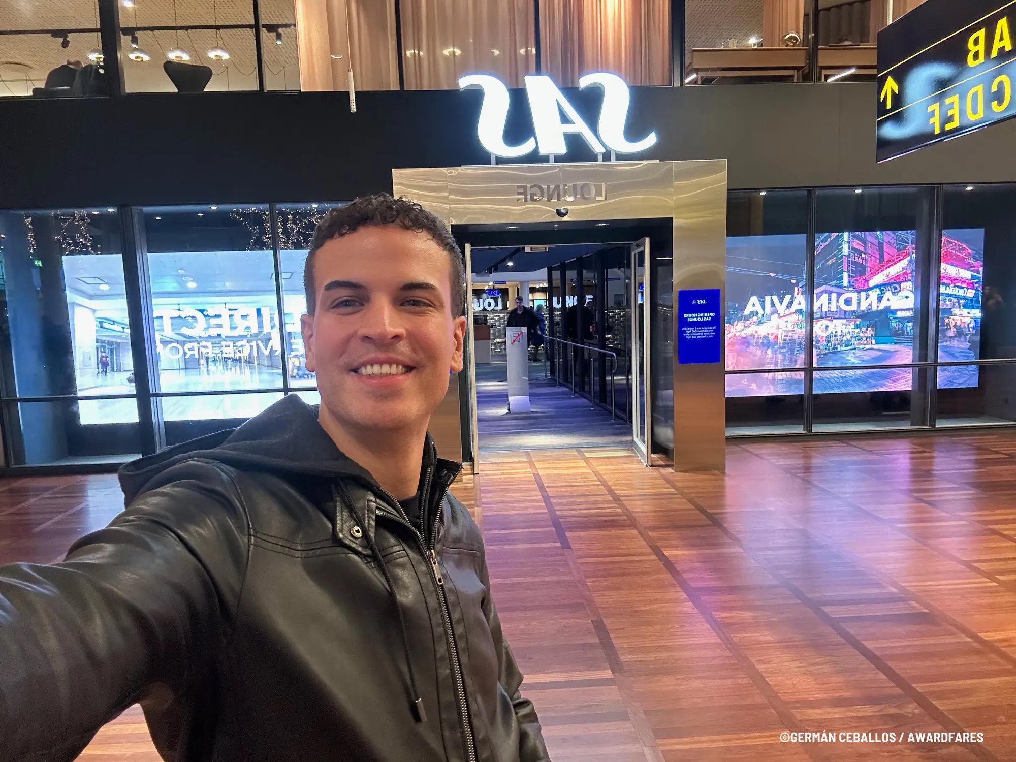 Scandinavian Airlines SAS Lounge at Copenhagen