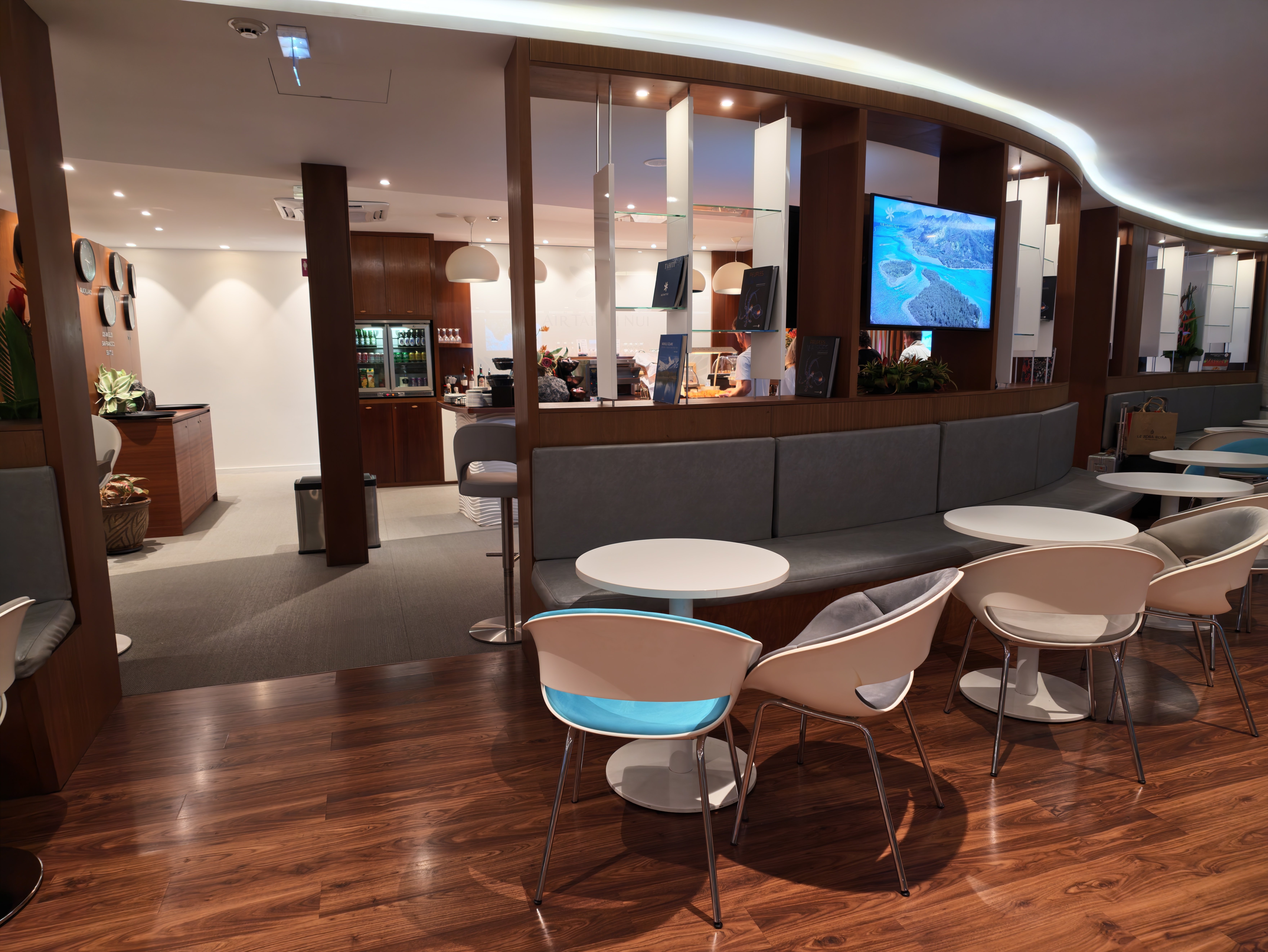 Lounge seating beside the bar area.