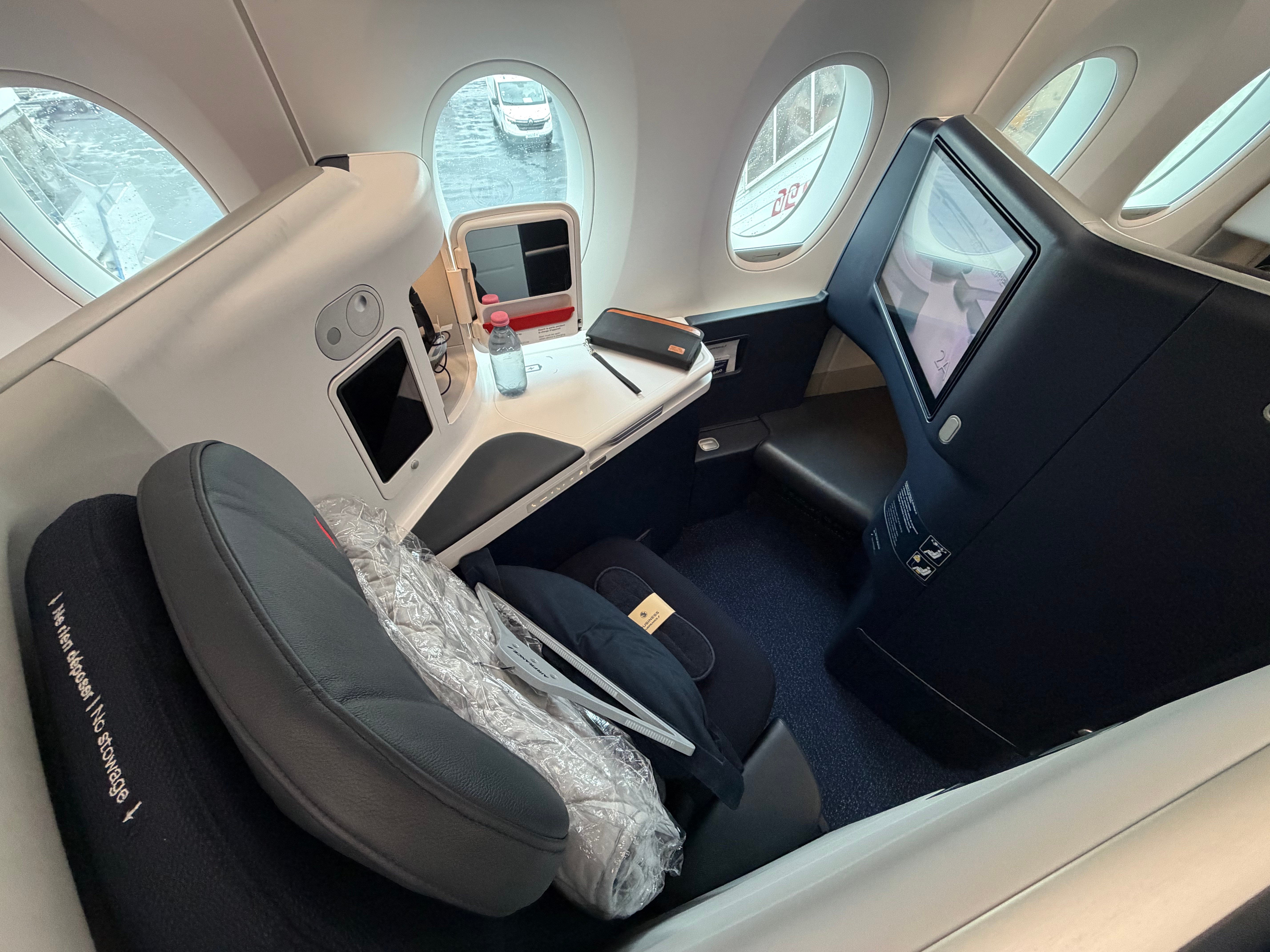 Window suite in the new Air France A350 Business Class cabin.