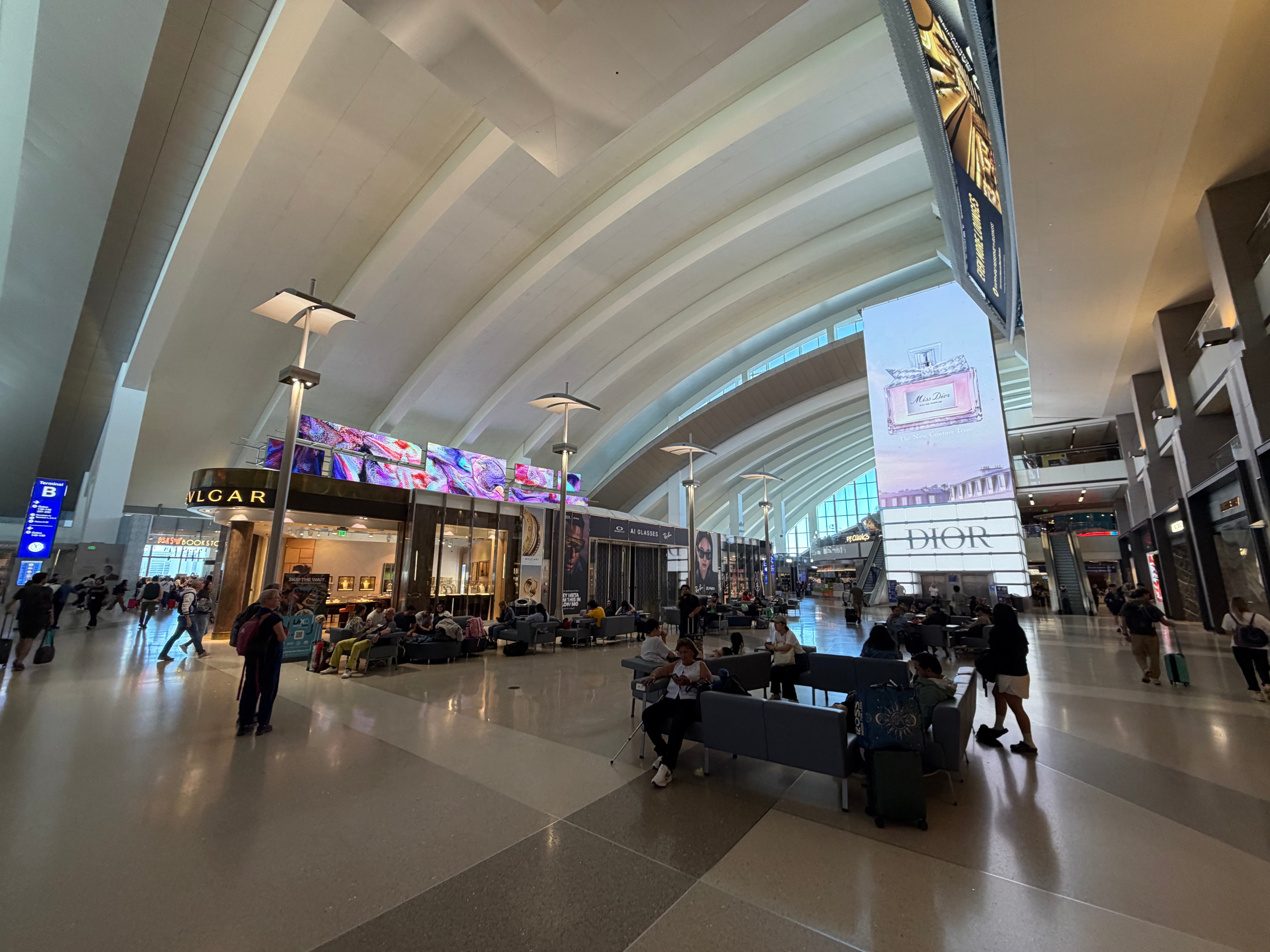 Tom Bradley International Terminal at Los Angeles International Airport.