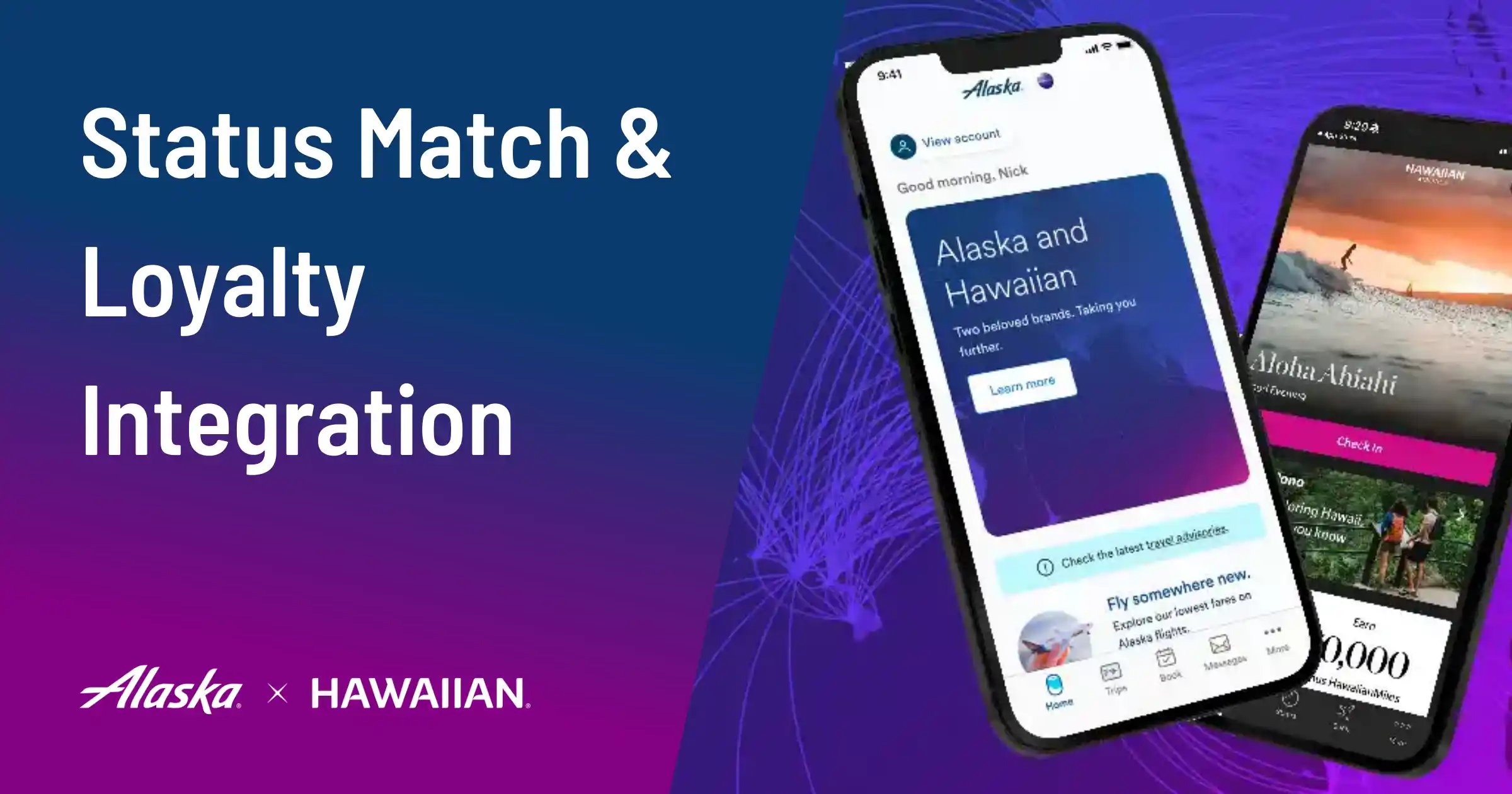 Alaska & Hawaiian Airlines Status Match Now Live: Award Redemptions, Free Checked Bags & Extra Perks