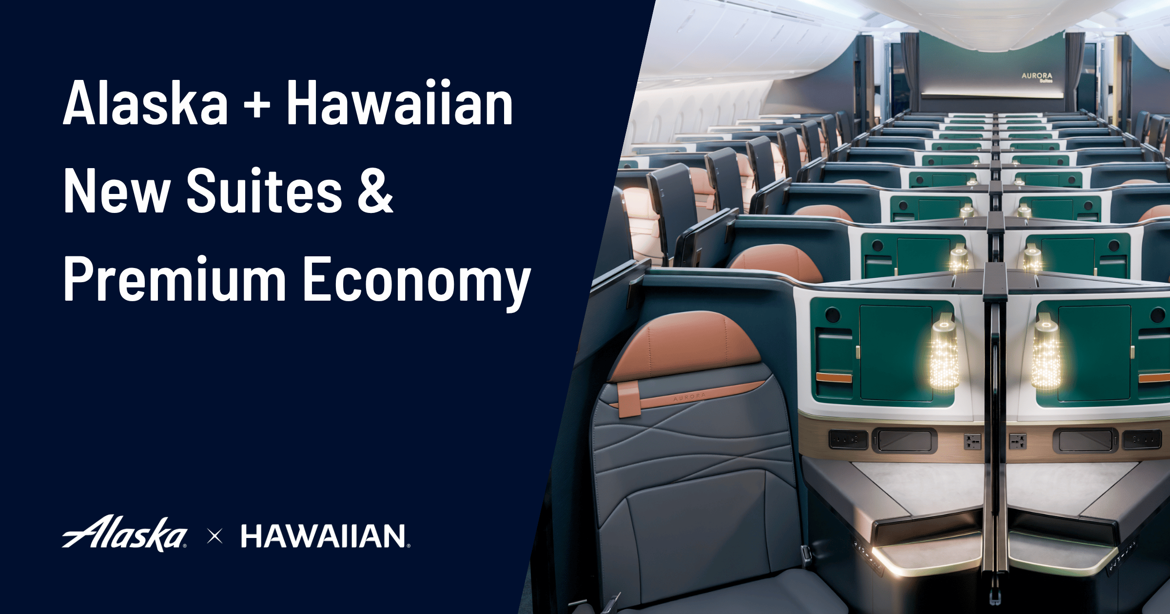 Cover image for Alaska and Hawaiian Reveal New Suites and Premium Economy
