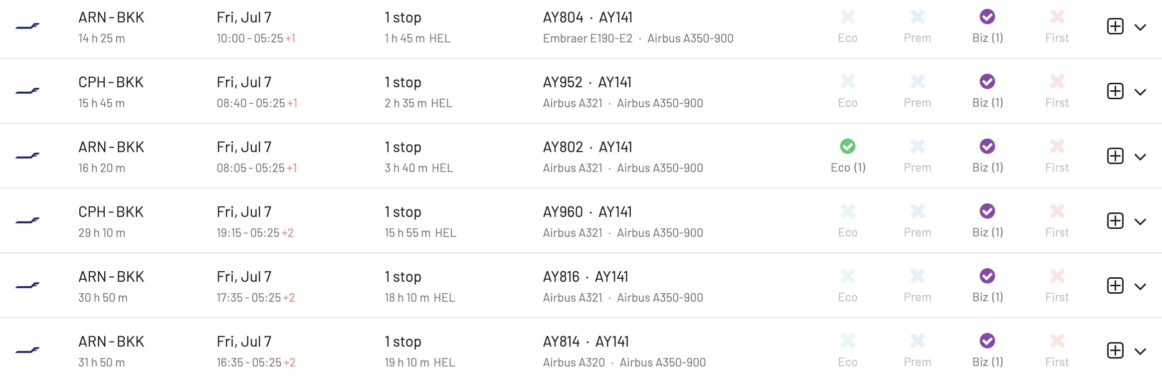 Alaska Airlines Mileage Plan partner redemptions in 2023: Europe to Asia with Finnair.