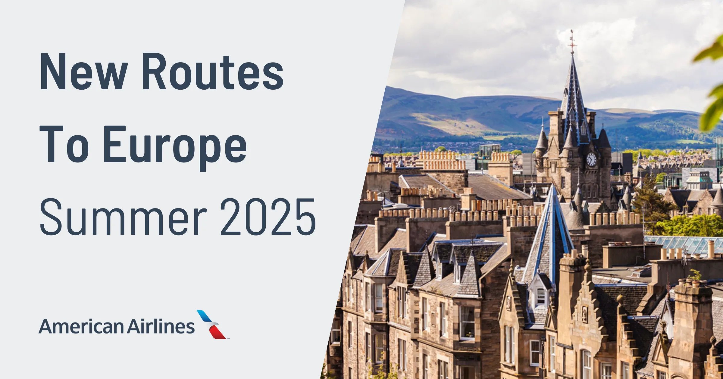 American Airlines Announces New Routes to Europe in Summer 2025