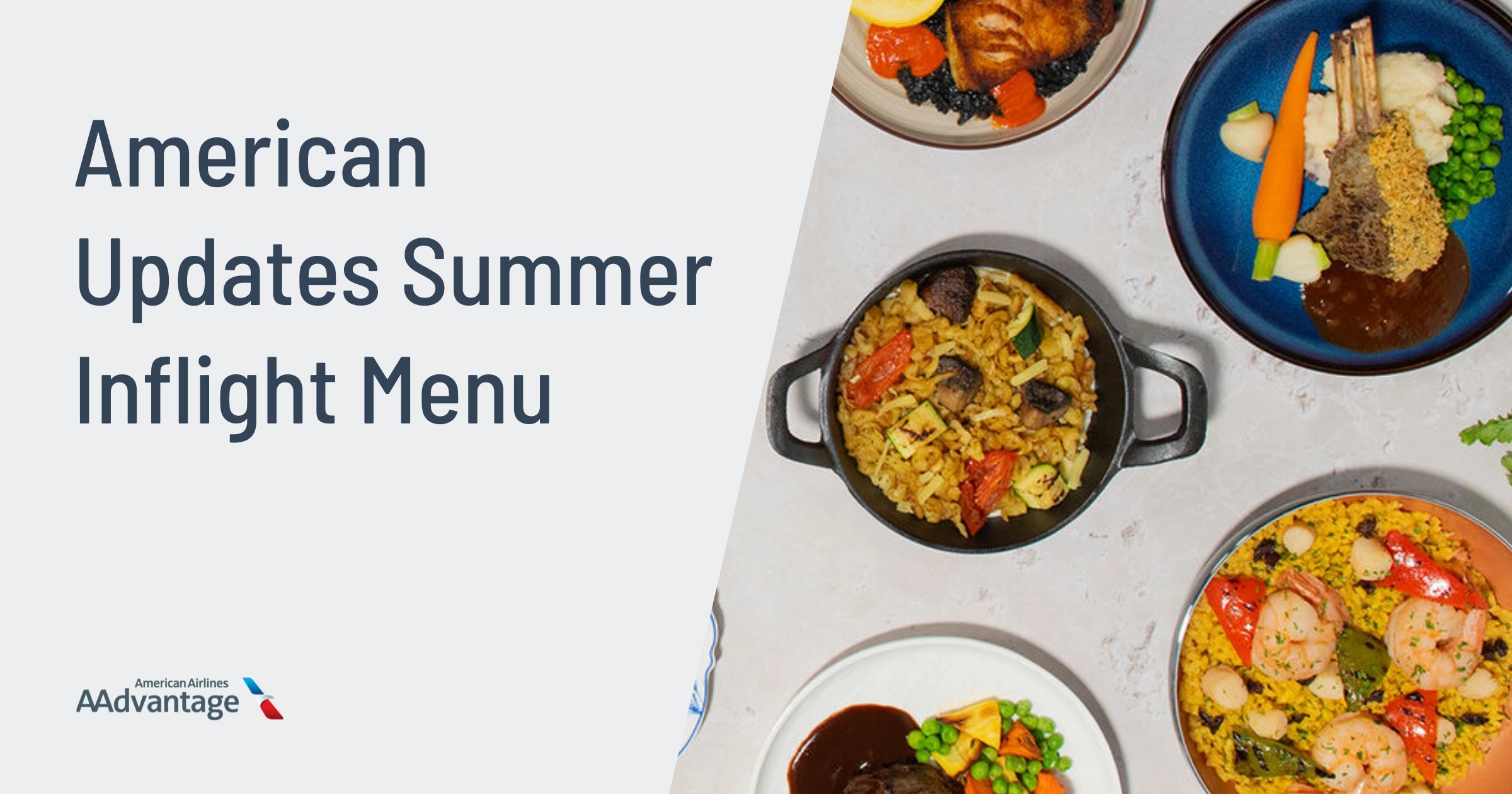 American Airlines Refreshes Summer Inflight Menu Across All Cabins