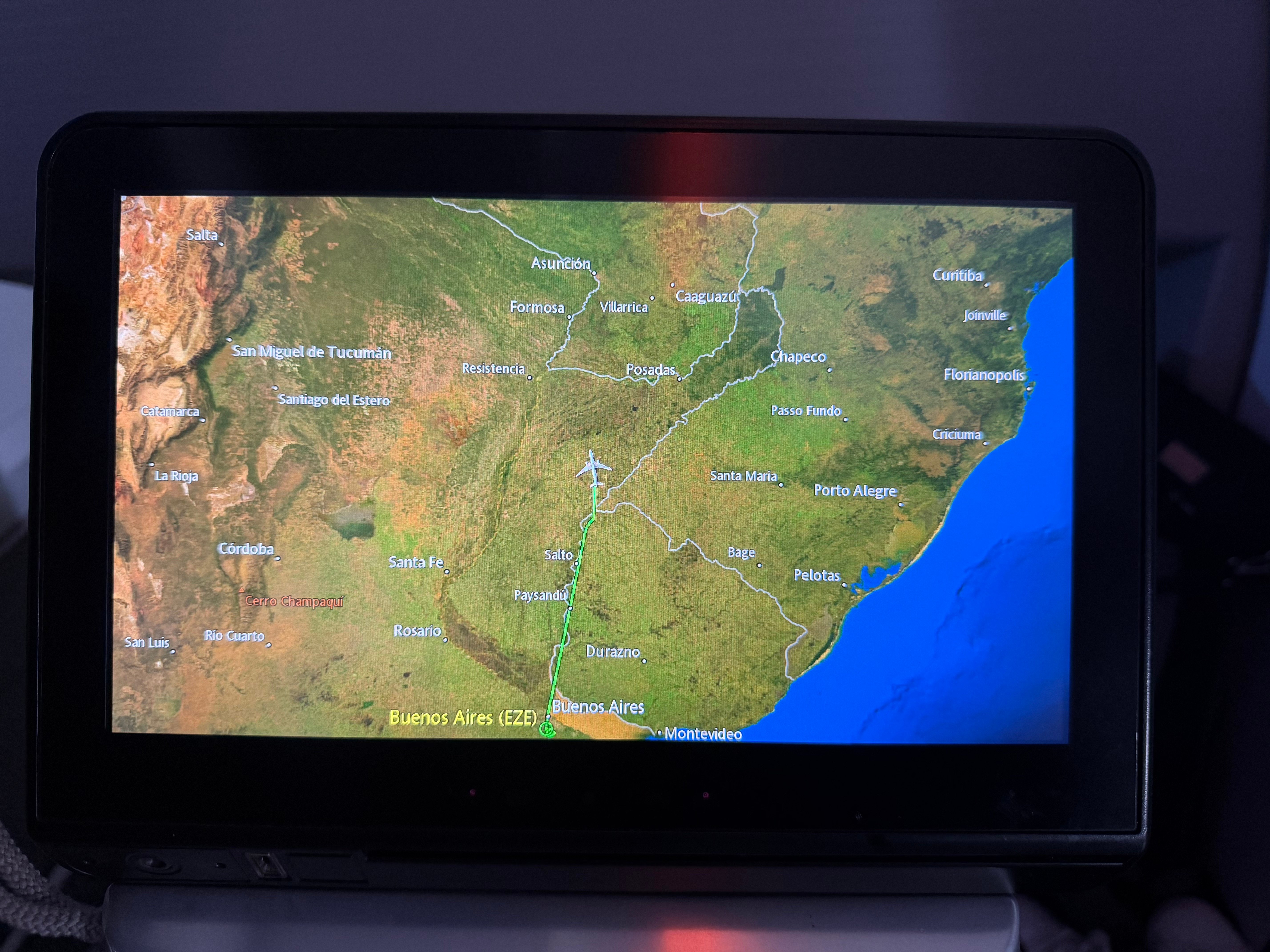 More movie options on the Aerolíneas Argentinas inflight entertainment system.