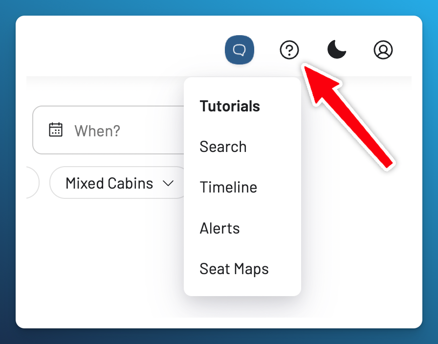 AwardFares interactive tutorials