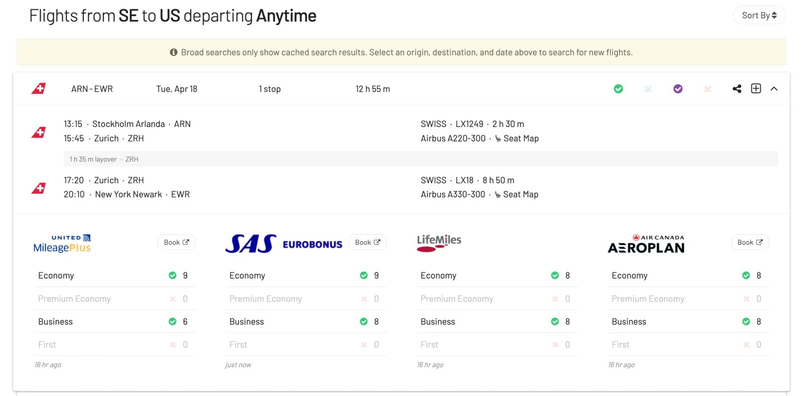 AwardFares Alerts