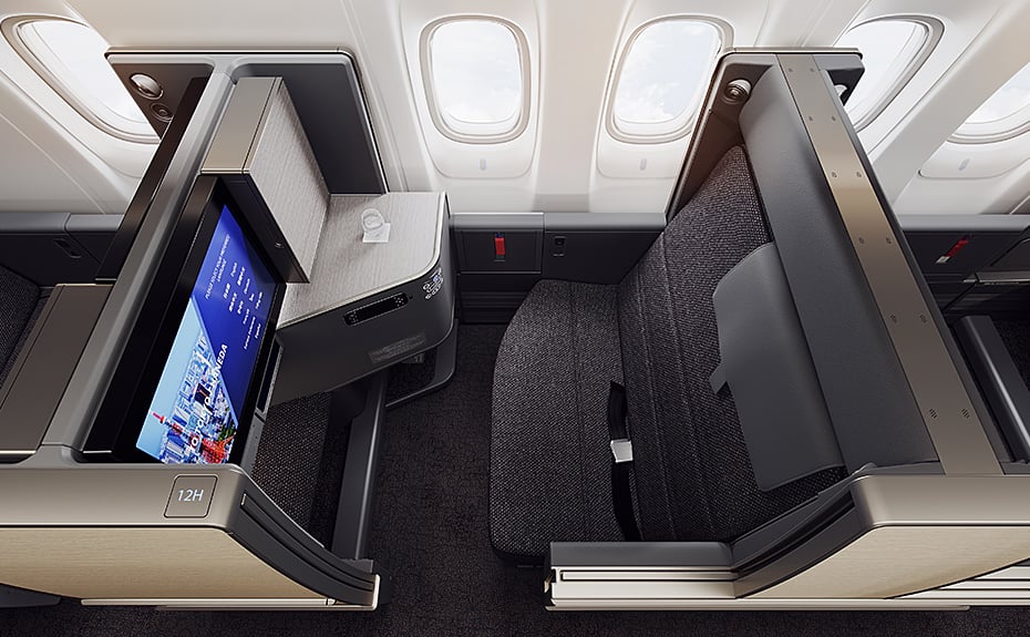 ANA THE Room on the 777-300ER. The upcoming 787 seat is a separate product.