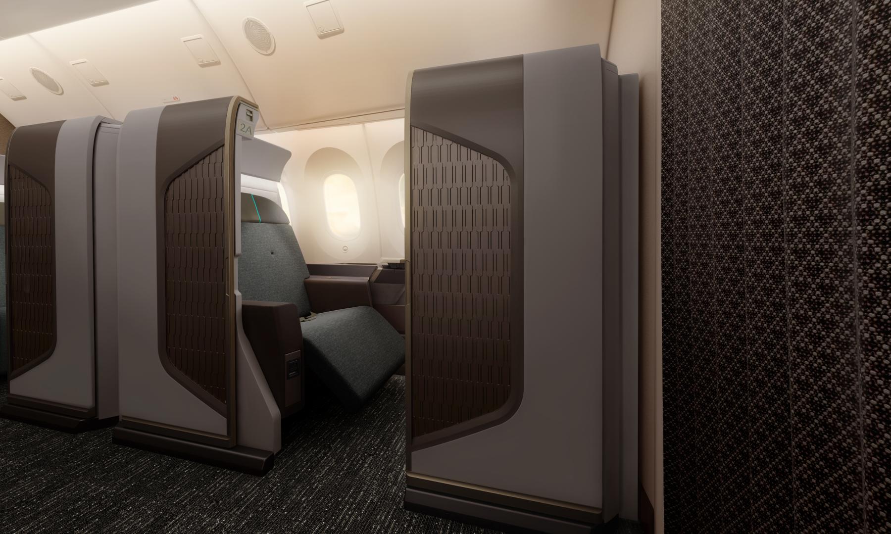 Oman Air Business Studio, the seat formerly sold as First Class.