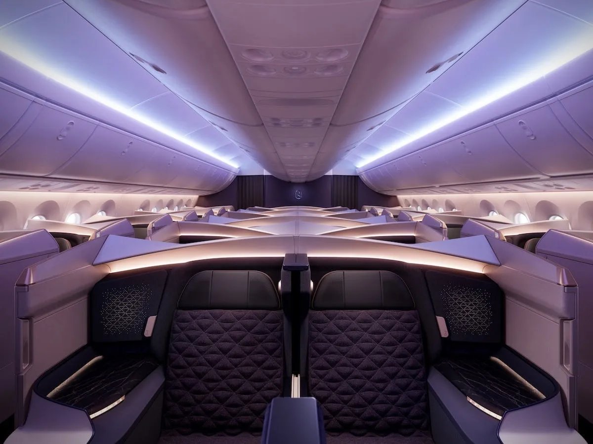 A view inside the new Riyadh Air Business Elite cabin.