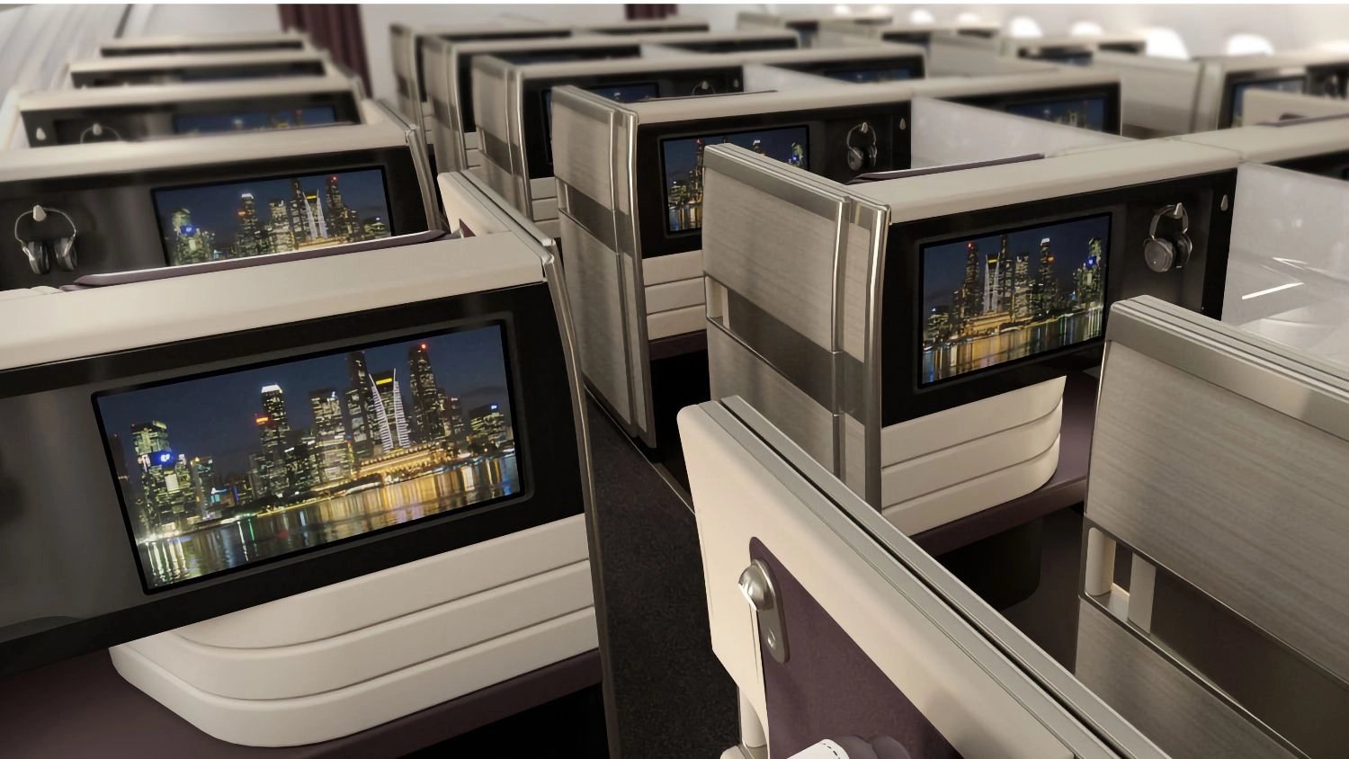 A preview of the upcoming Singapore Airlines new Business Class seat.