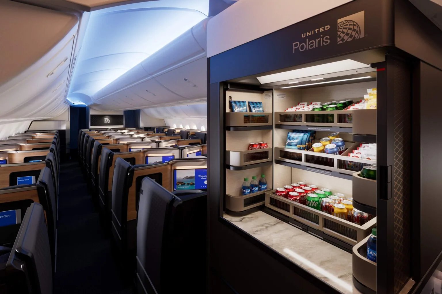 The new United Polaris Studio suite with privacy door.