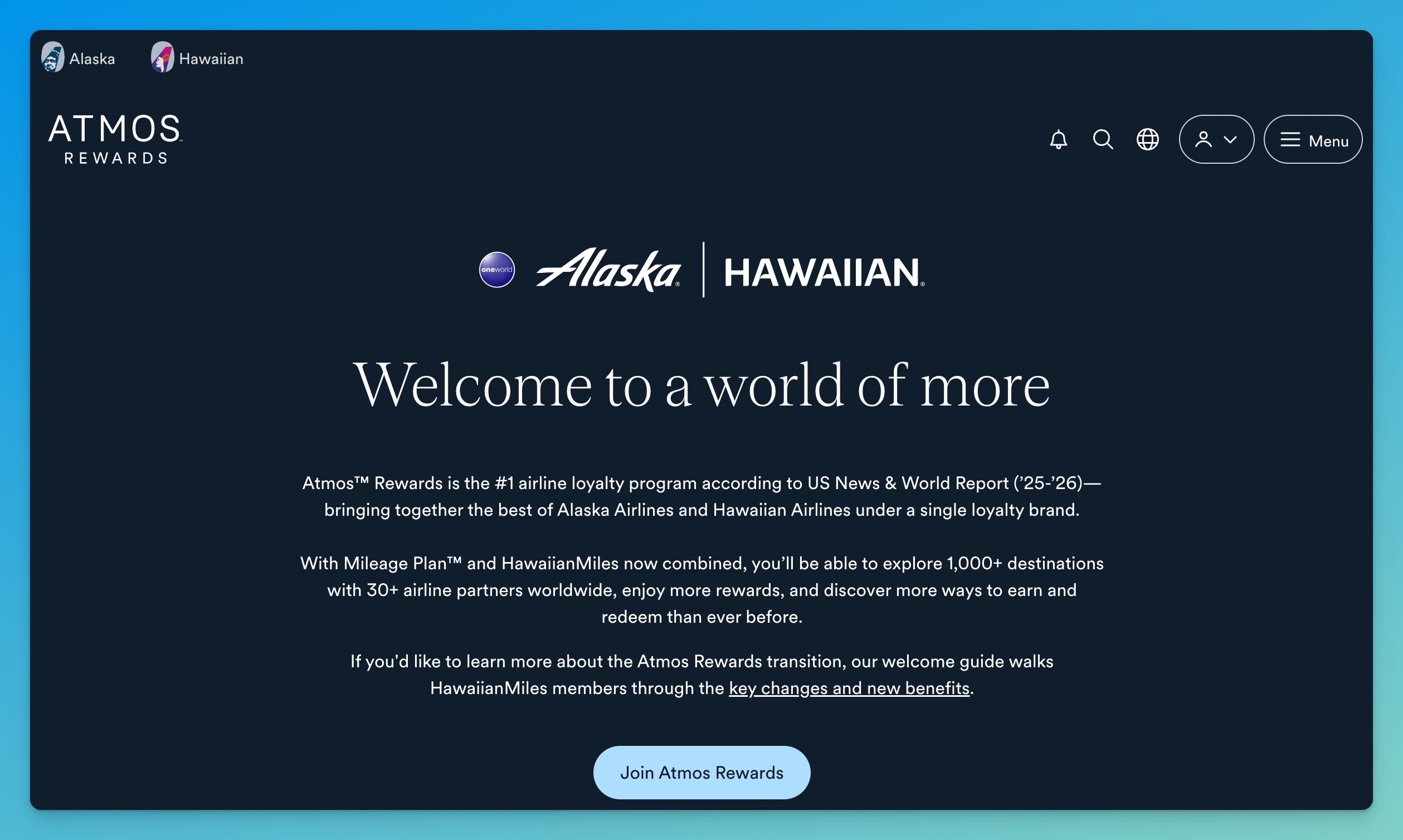 Alaska & Hawaiian Atmos Rewards in 2026.