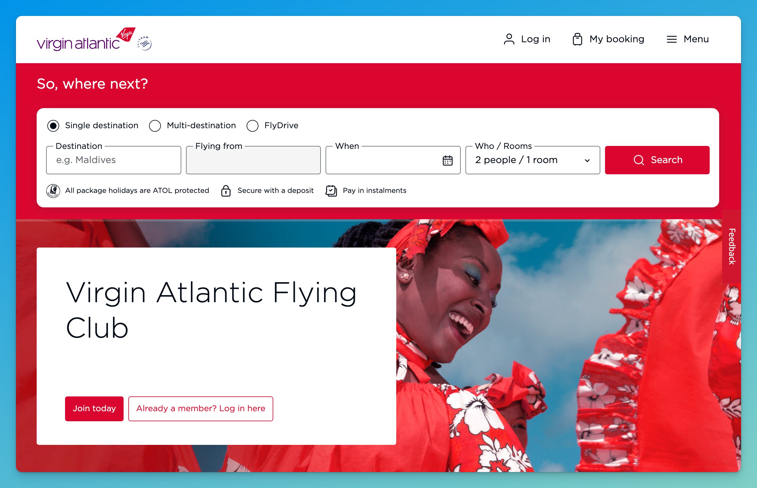 Virgin Atlantic FlyingClub in 2026.