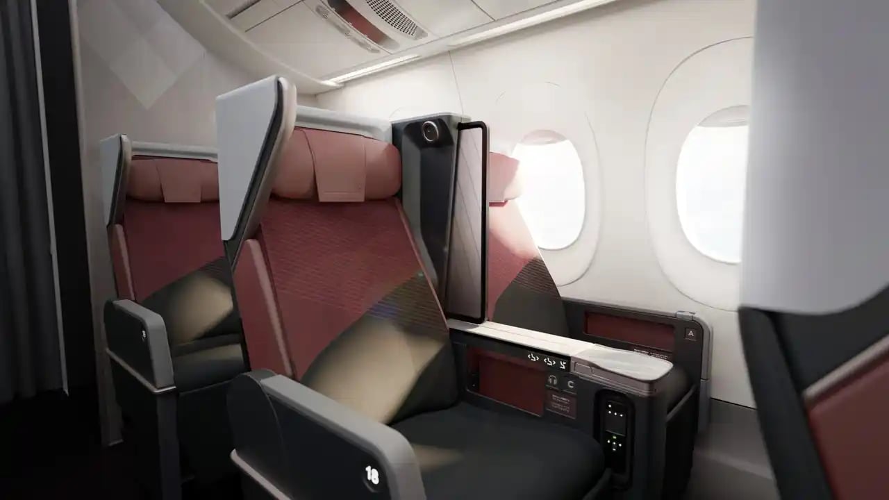 Book award flights on JAL's A350-1000 Premium EConomy Class.