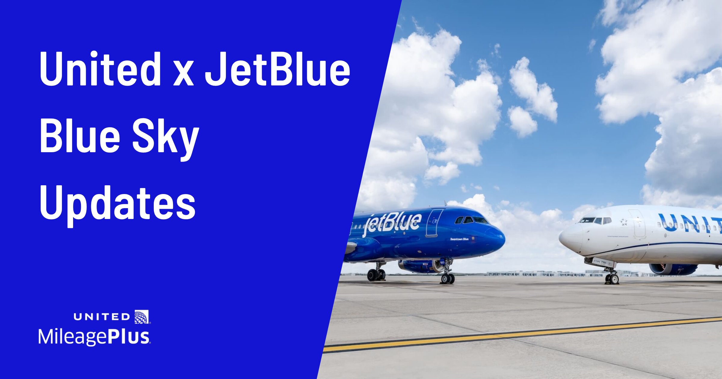 Cover image for Blue Sky Elite Benefits Are Live: How United Premier and JetBlue Mosaic Now Cross Over