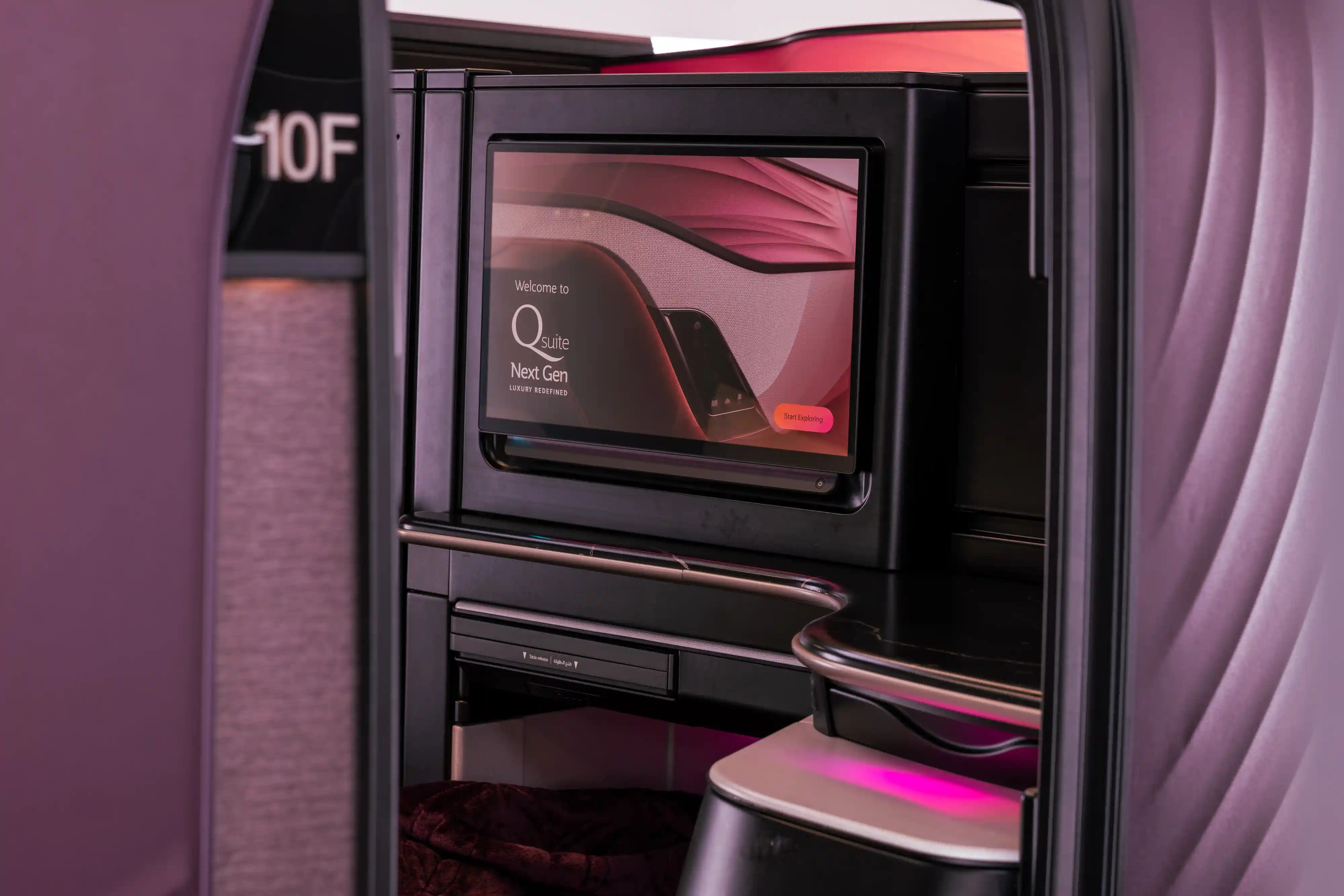 Qatar Airways Qsuite Next Gen en 2025.