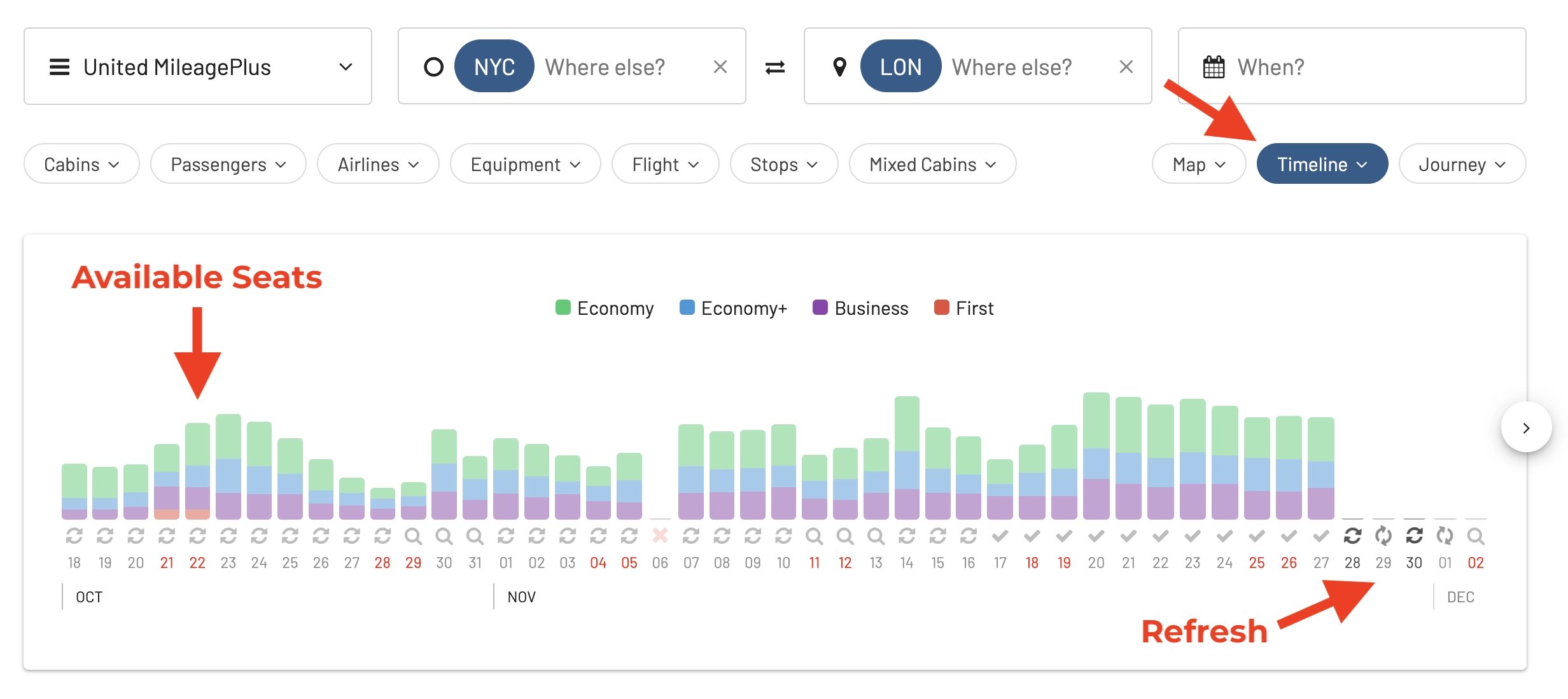 Find award flights between the United States and China using AwardFares.