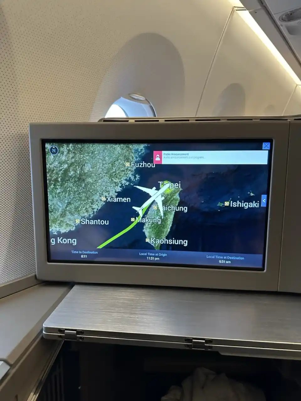 Reseña de China Airlines A350-900 en Clase Business: aproximación