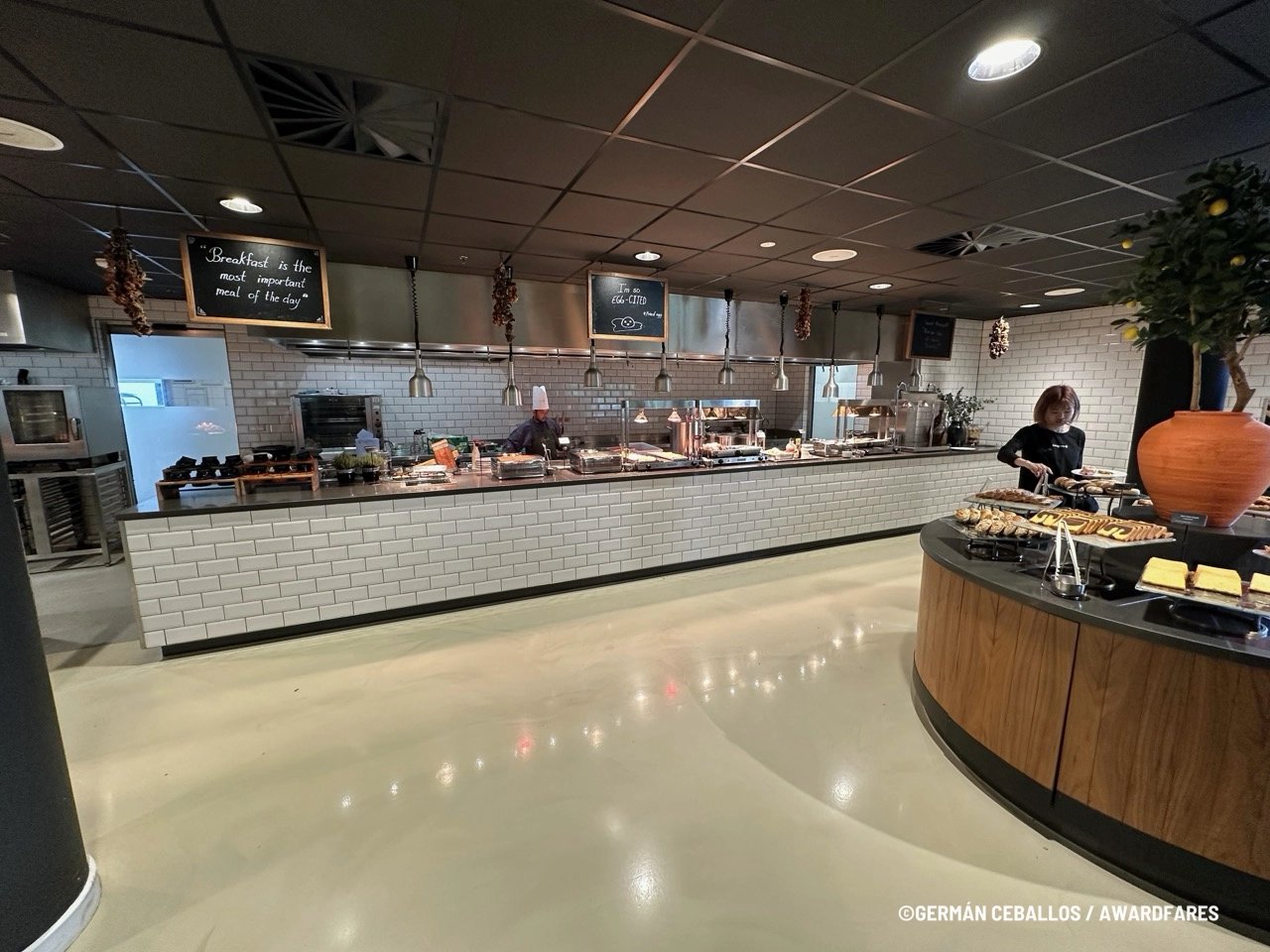 Breakfast at Corendon Amsterdam Schiphol Hotel.