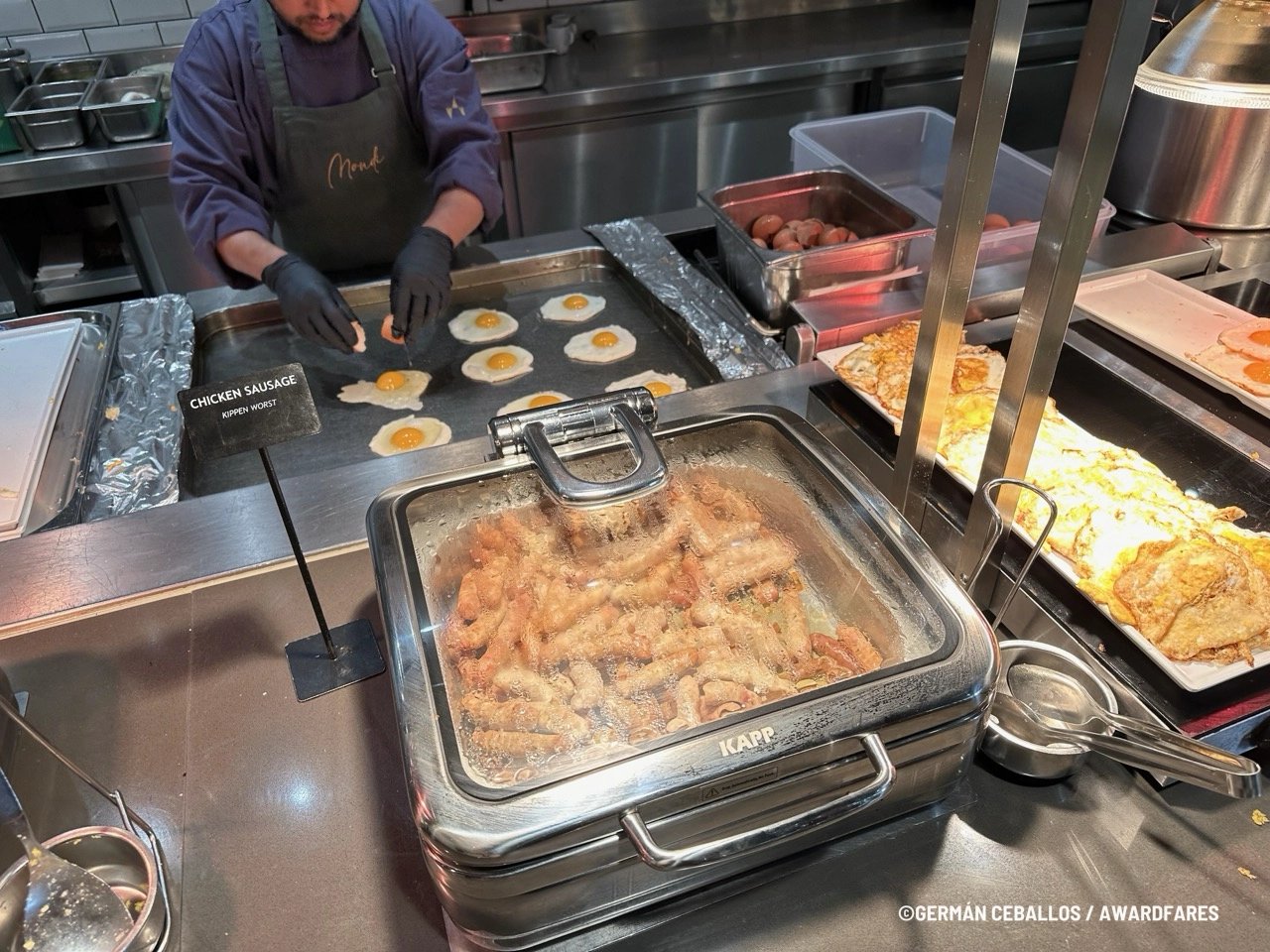 Breakfast at Corendon Amsterdam Schiphol Hotel.