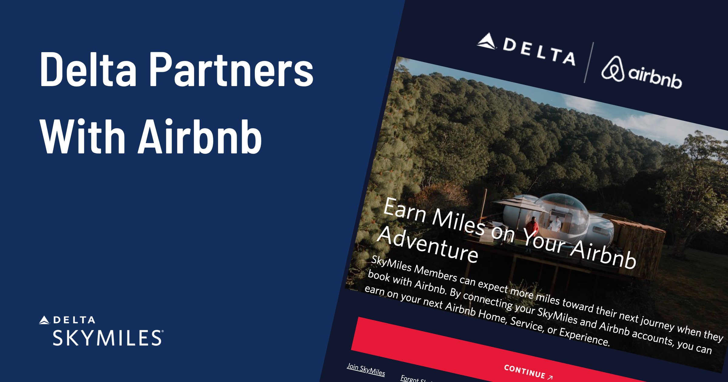 Delta SkyMiles + Airbnb 2026: Earn 1-3 Miles per Dollar