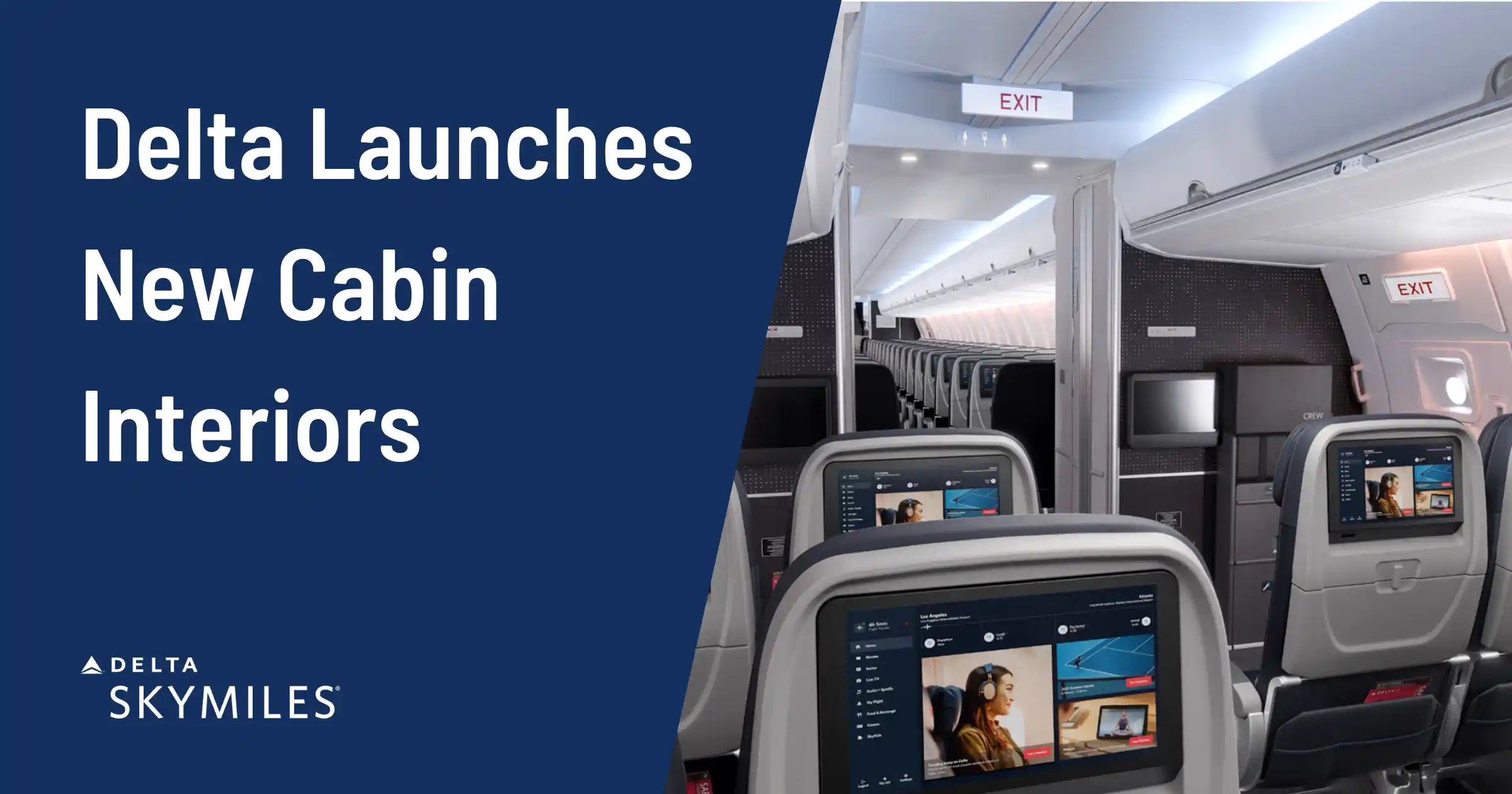 Delta Launches Stunning New Cabin Interiors For 2025