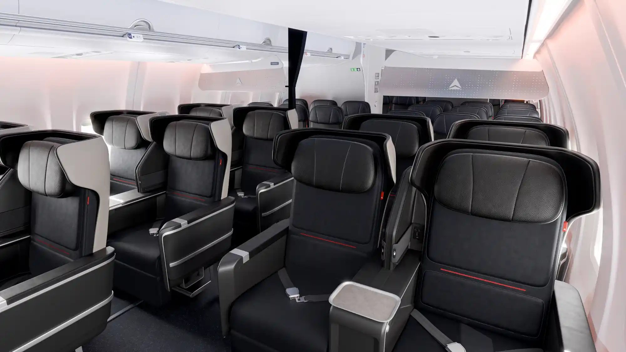 Delta Air Lines New Cabin Interios for 2025 (Premium Economy)