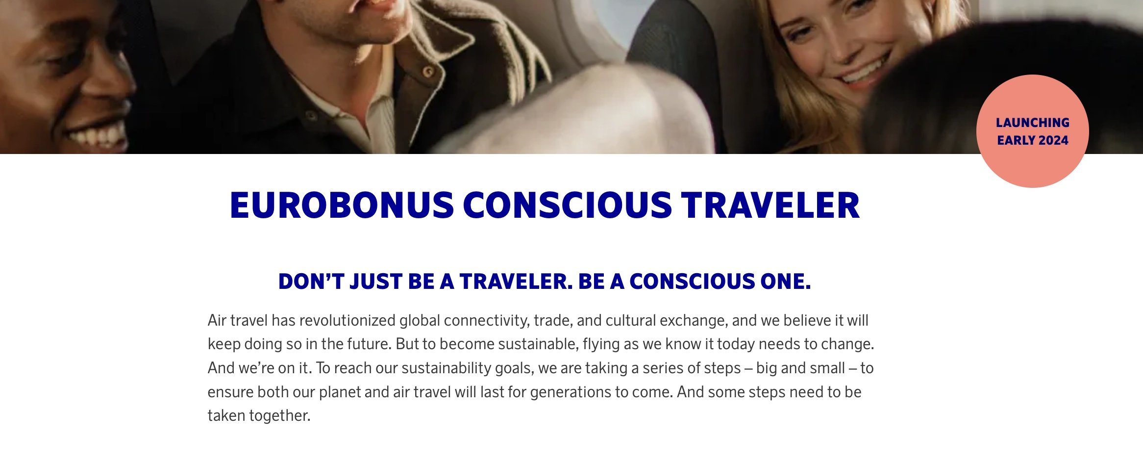 SAS EuroBonus Conscious Traveler Initiative (Set To Launch in Early 2024).
