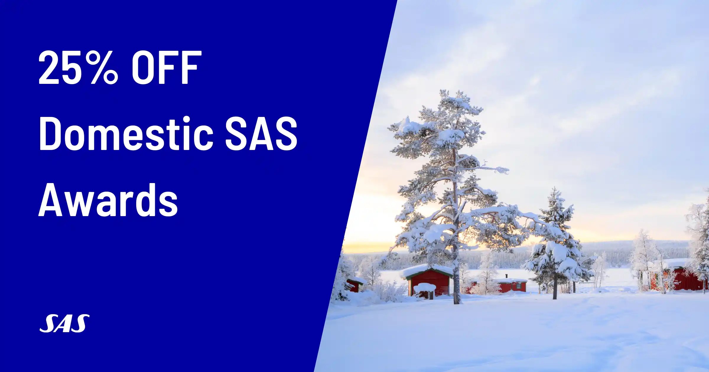 25% Discount On Domestic EuroBonus Awards (Book By November 17)