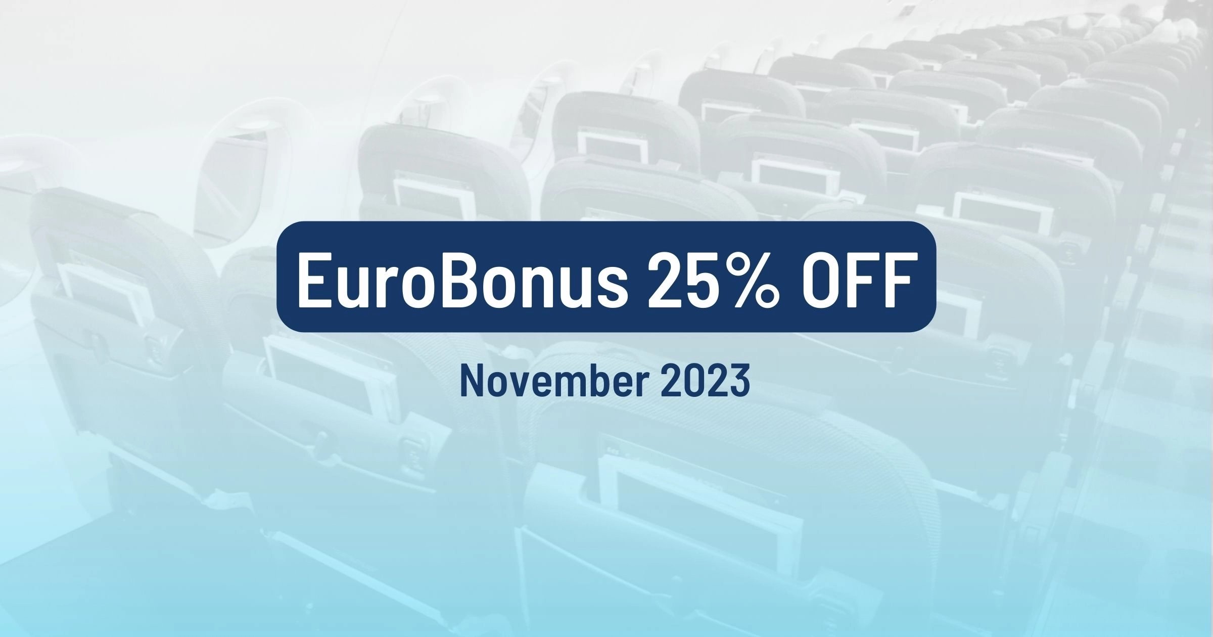 SAS EuroBonus Award Flights With 25% Discount (November 2023)