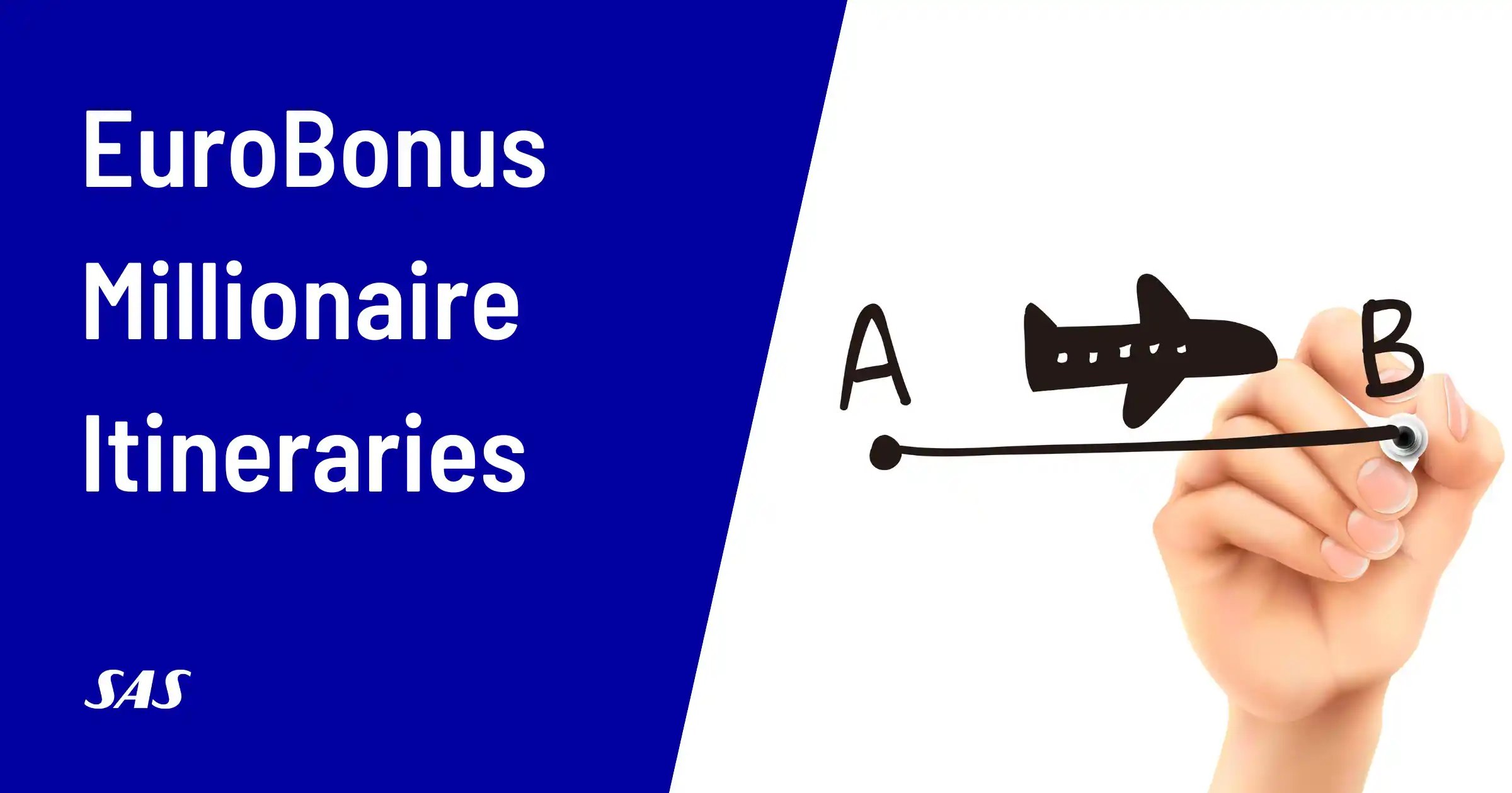 How to plan an EuroBonus millionair itinerary.