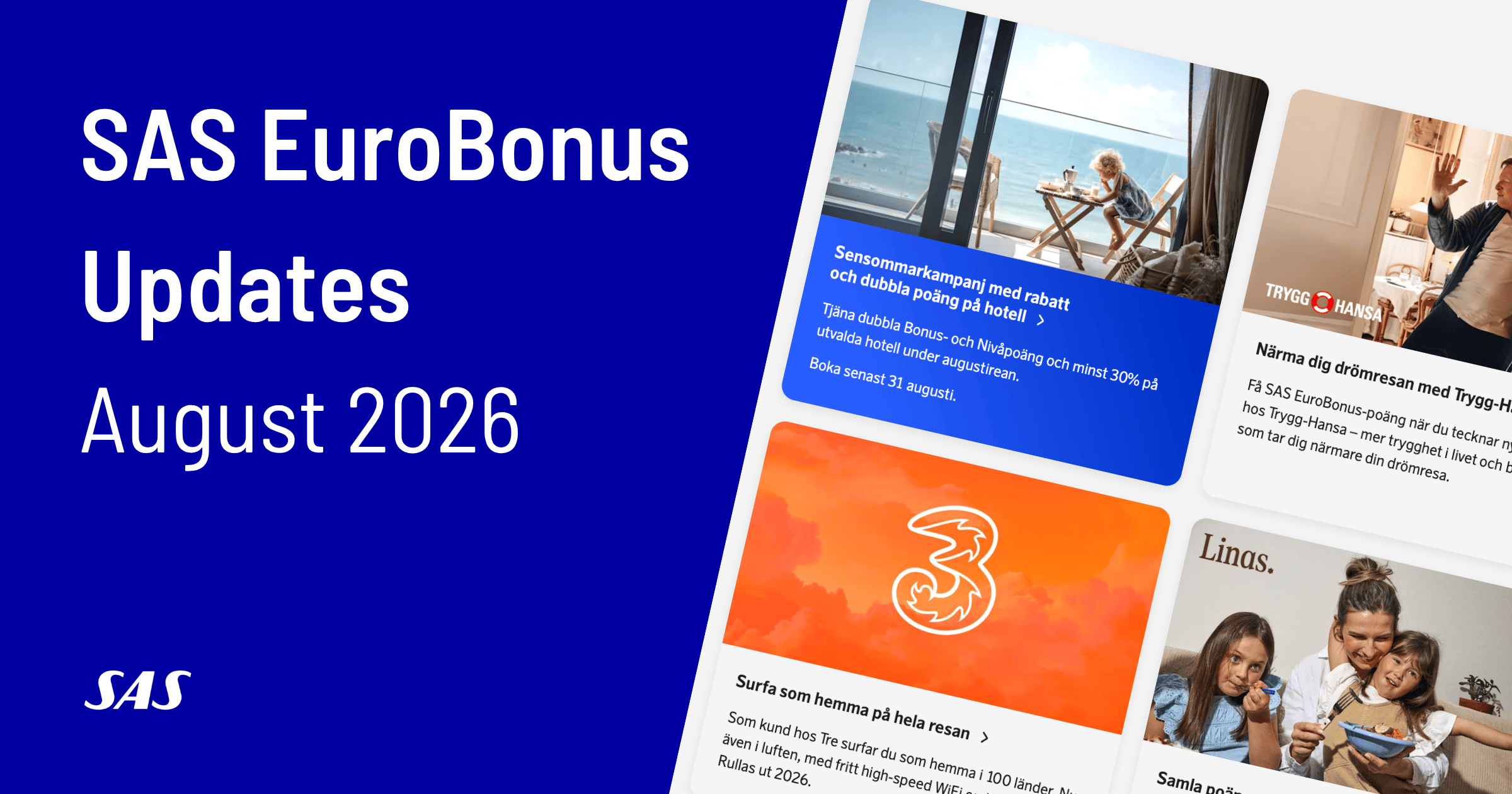 Updates for SAS EuroBonus Members (August 2026)