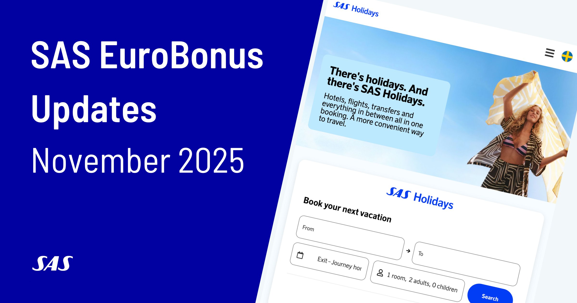 Cover image for Updates for SAS EuroBonus Members (December 2025)