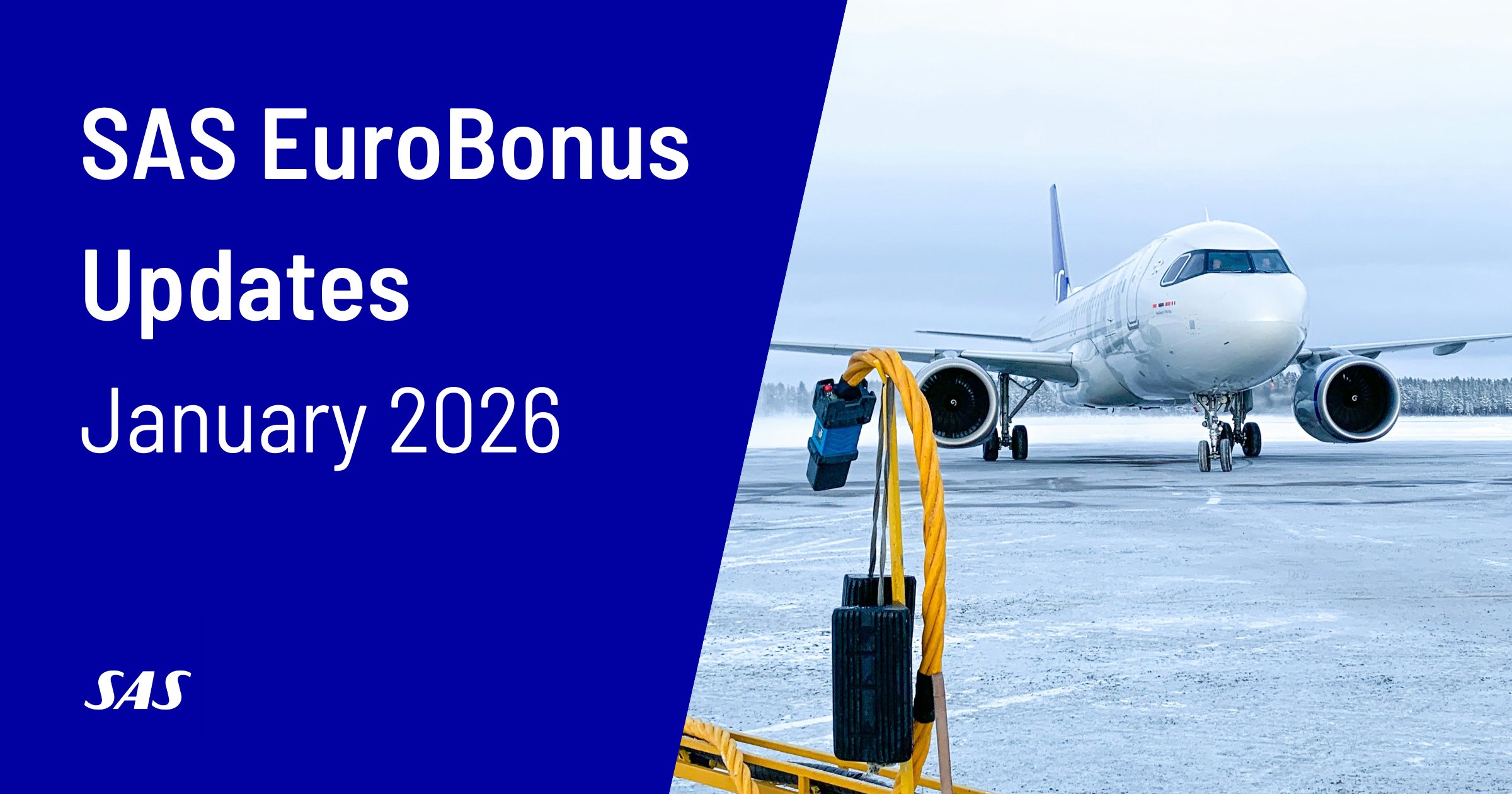 Updates for SAS EuroBonus Members (January 2026)