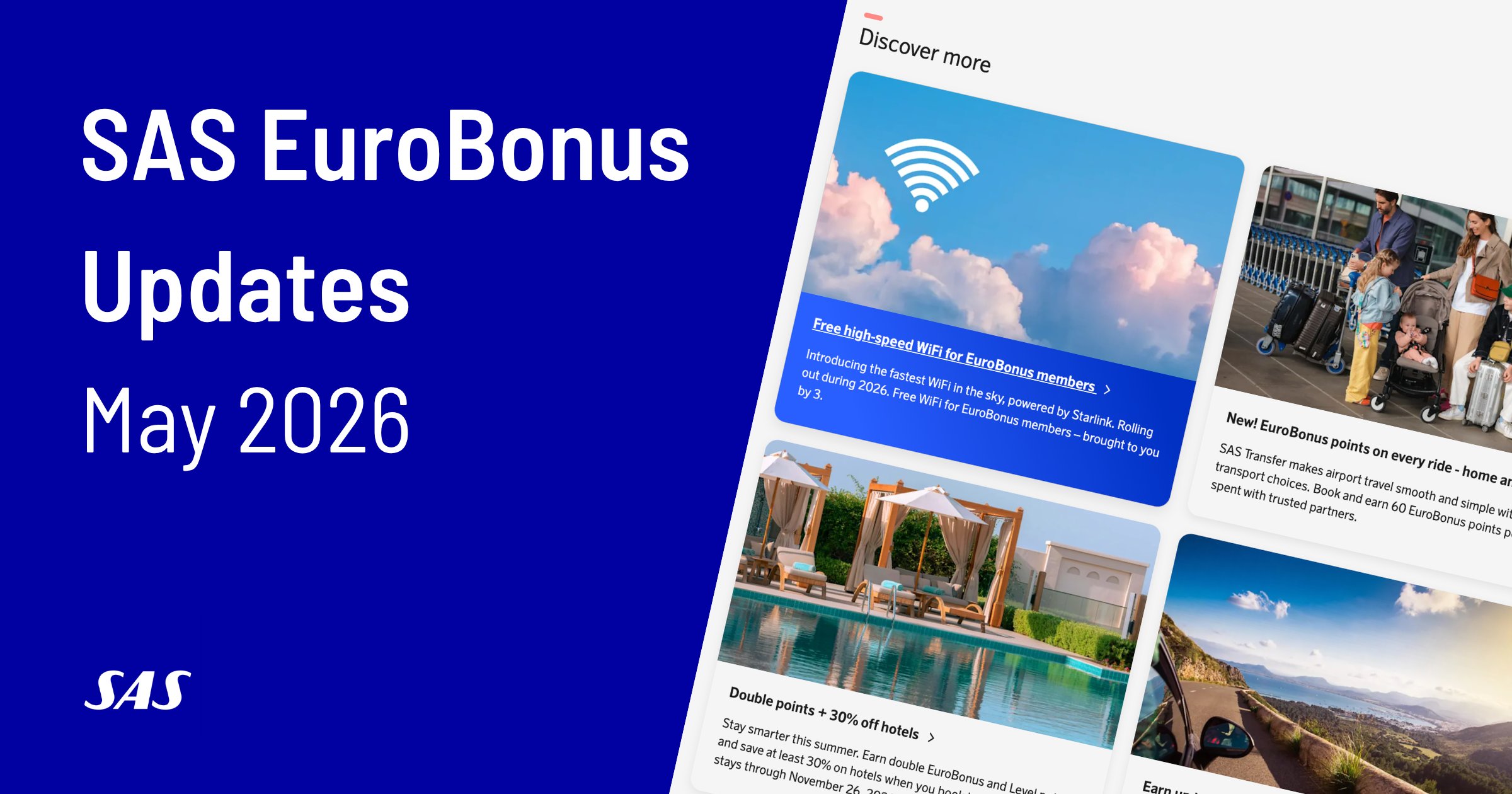 Cover image for Updates for SAS EuroBonus Members (May 2026)