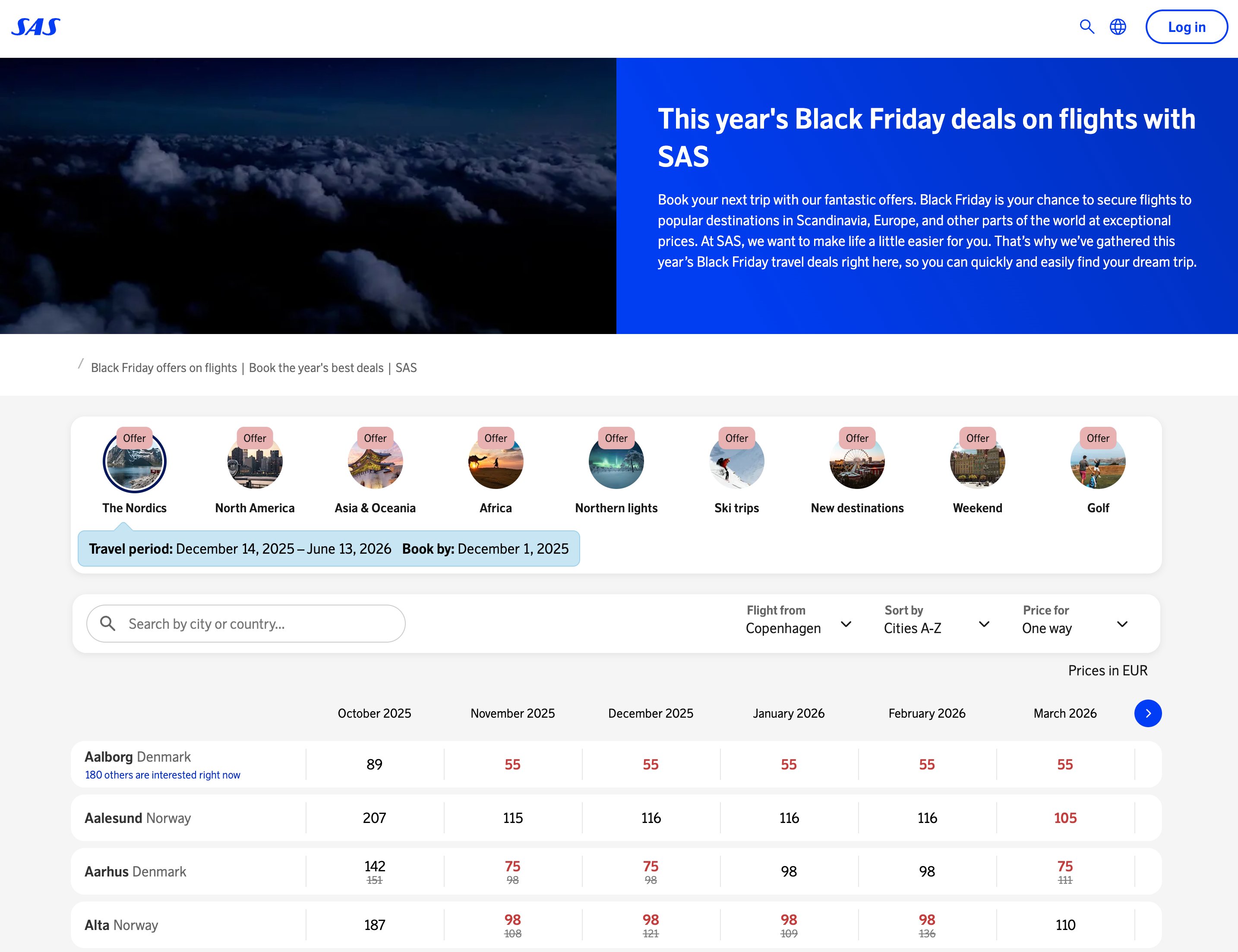 SAS Black Flyday Sale 2025