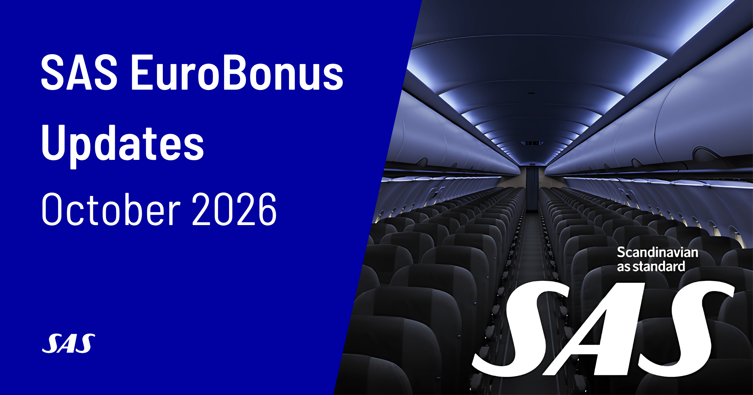 Updates for SAS EuroBonus Members (October 2026)