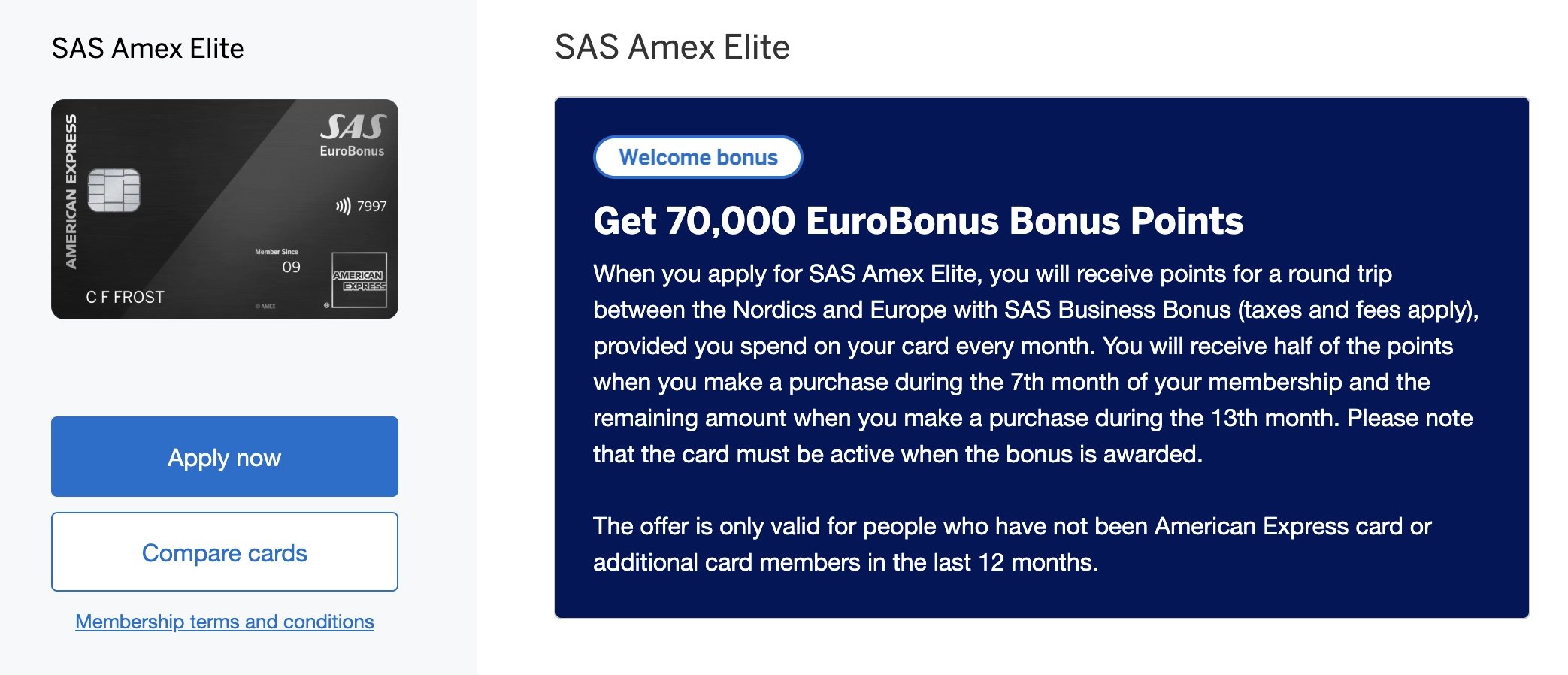 Increased Signup Bonuses with SAS Amex Elite (September 2025)