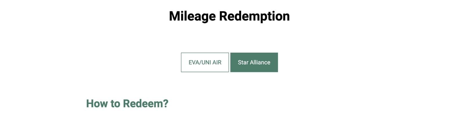 EVA Air Award Flights on Star Alliance.
