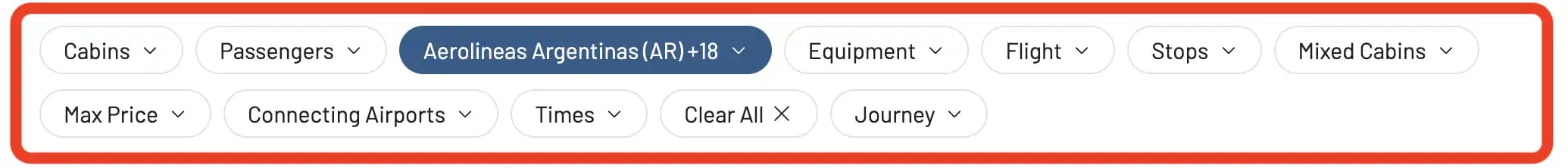 Filtros adicionales