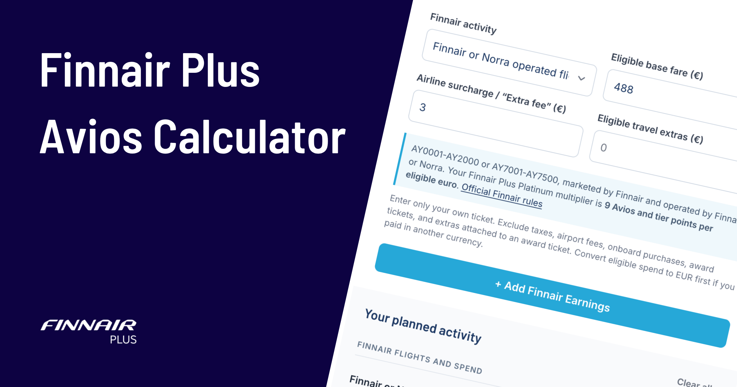 Finnair Plus Avios Calculator: See What You Could Earn